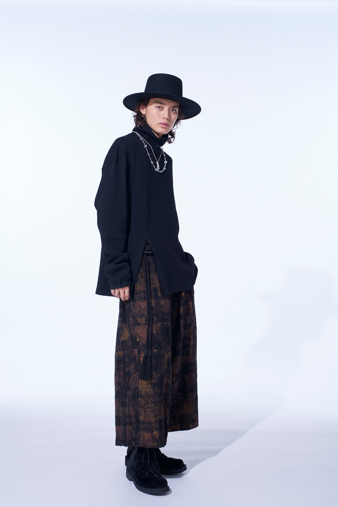 16/THERMAL WAFFLE TURTLE NECK T-SHIRT