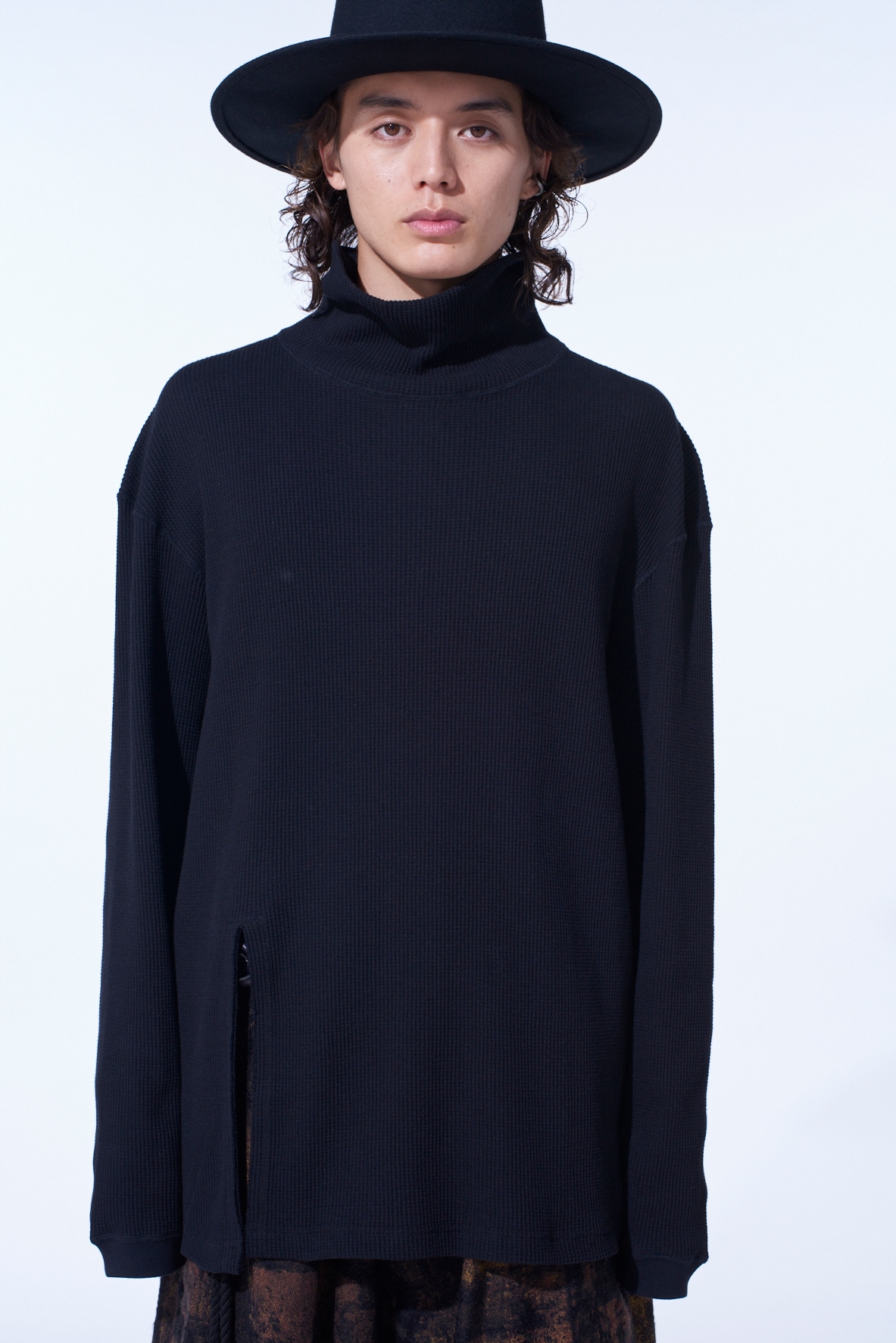 16/THERMAL WAFFLE TURTLE NECK T-SHIRT