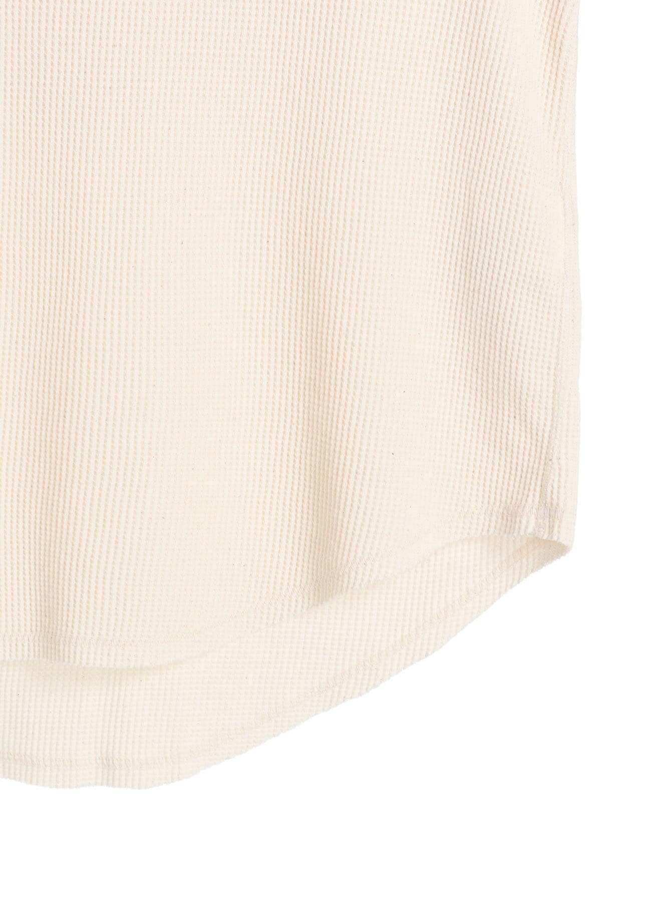 16/THERMAL WAFFLE GUSSET OVERSIZED T-SHIRT