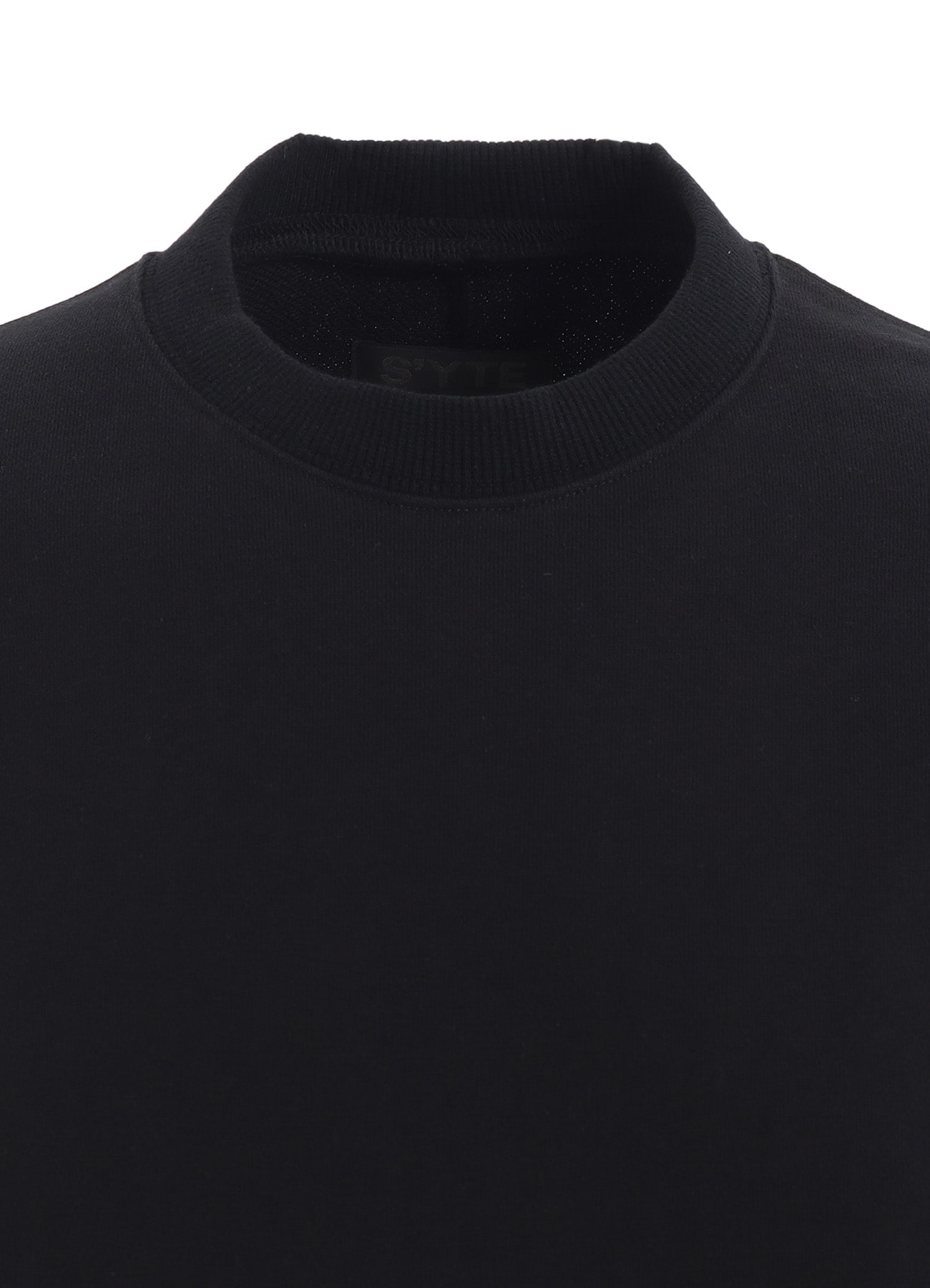 FRENCH TERRY FLOWER EMBROIDERY PULLOVER