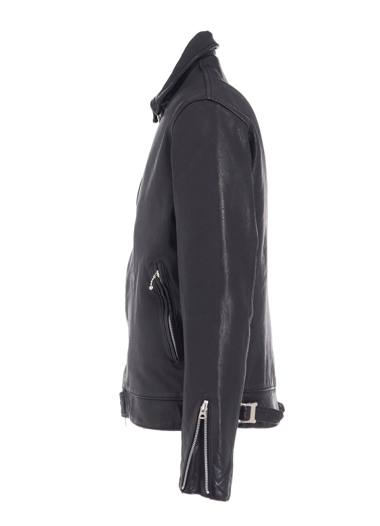 WASHED SHEEP LEATHER CLASSIC SINGLE-BREASTED JACKET