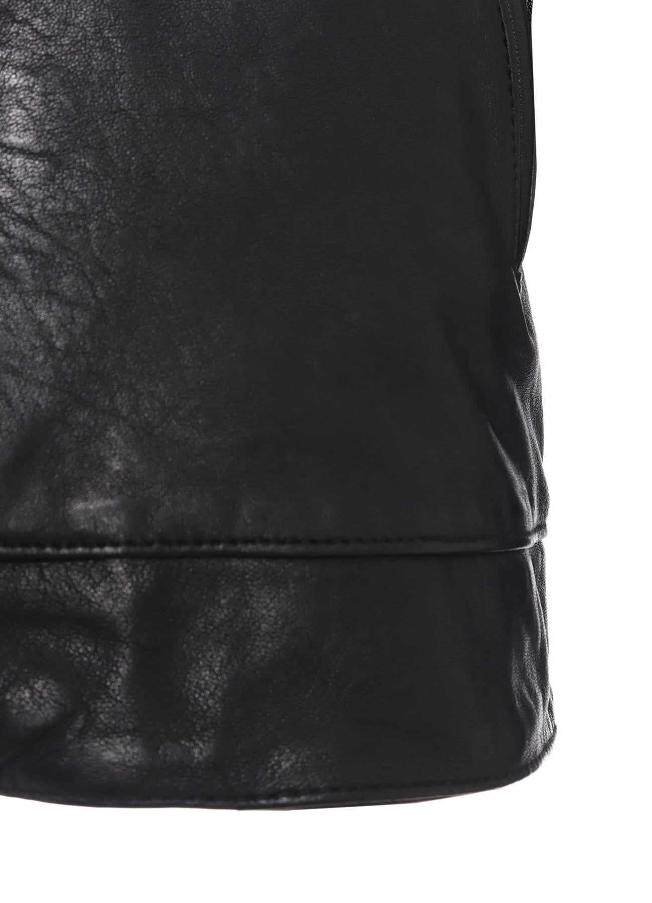 WASHED SHEEP LEATHER CLASSIC SINGLE-BREASTED JACKET