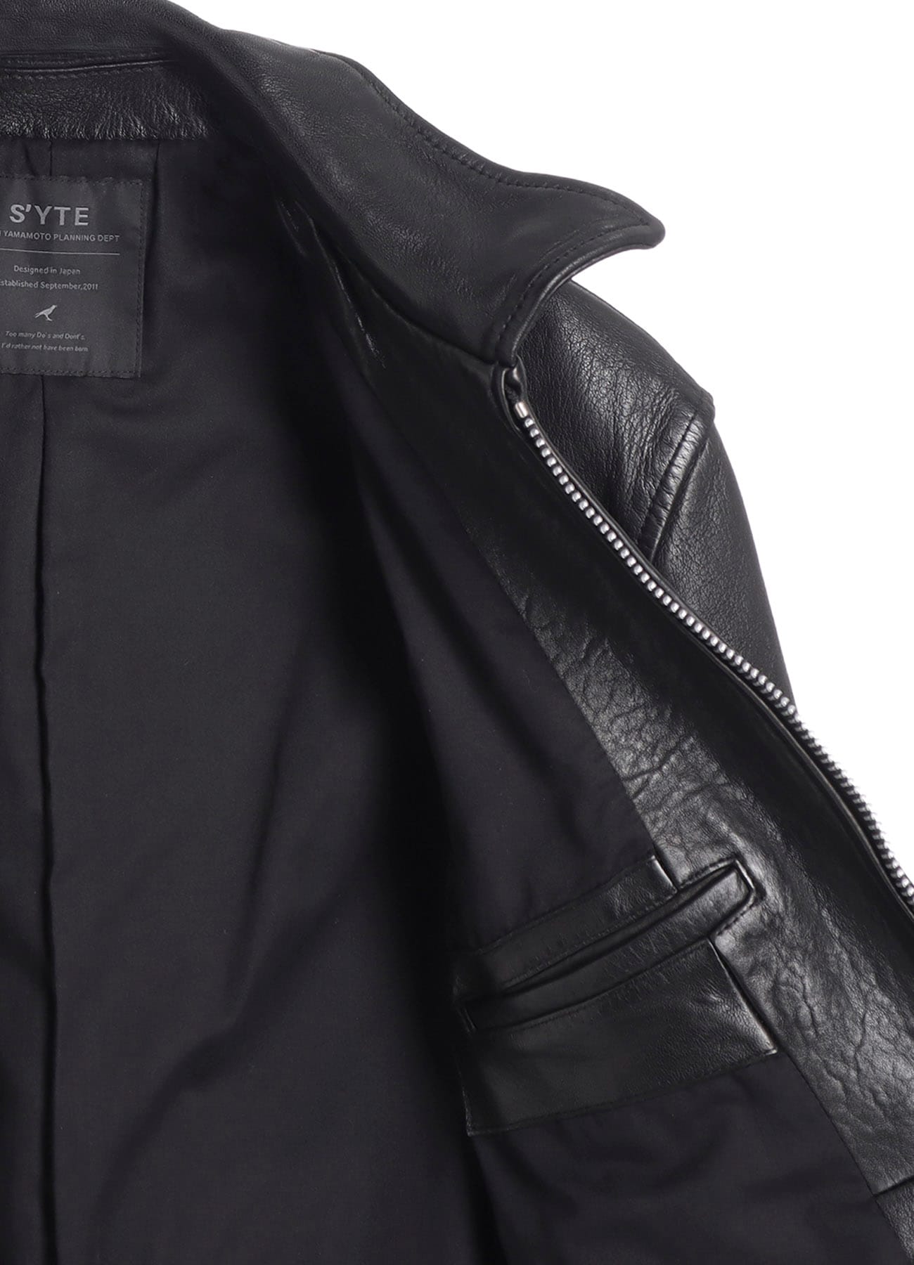 WASHED SHEEP LEATHER CLASSIC SINGLE-BREASTED JACKET
