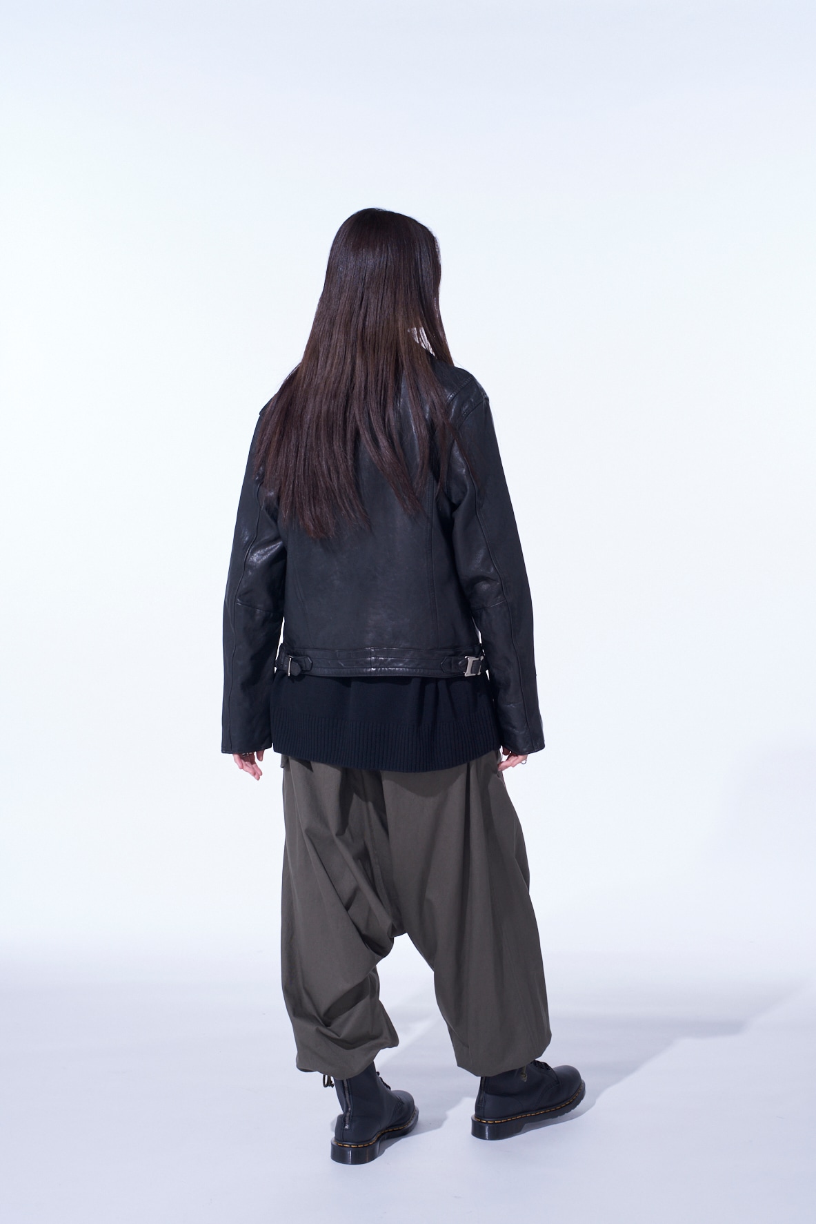 WASHED SHEEP LEATHER CLASSIC DOUBLE RIDERS JACKET