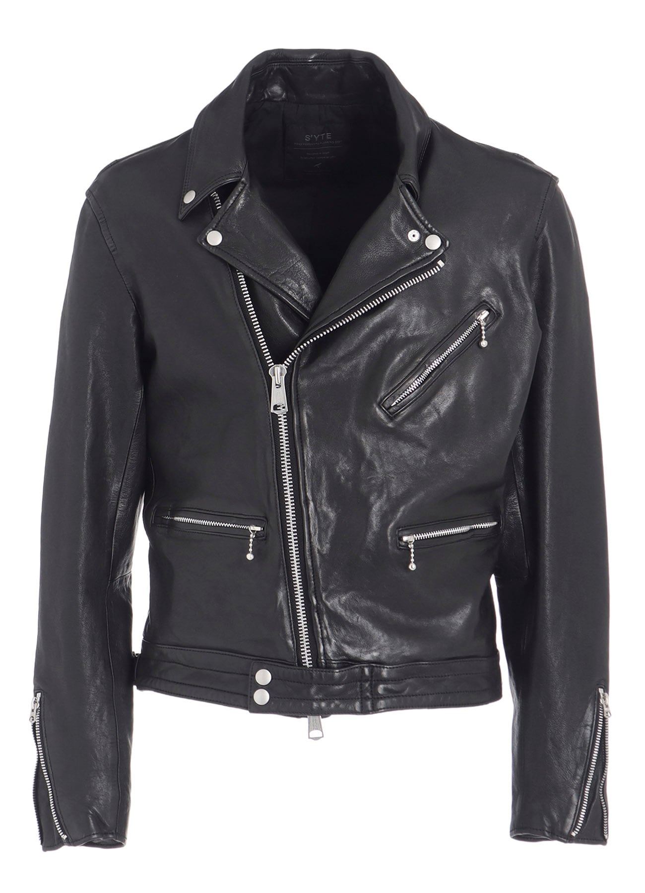 WASHED SHEEP LEATHER CLASSIC DOUBLE RIDERS JACKET