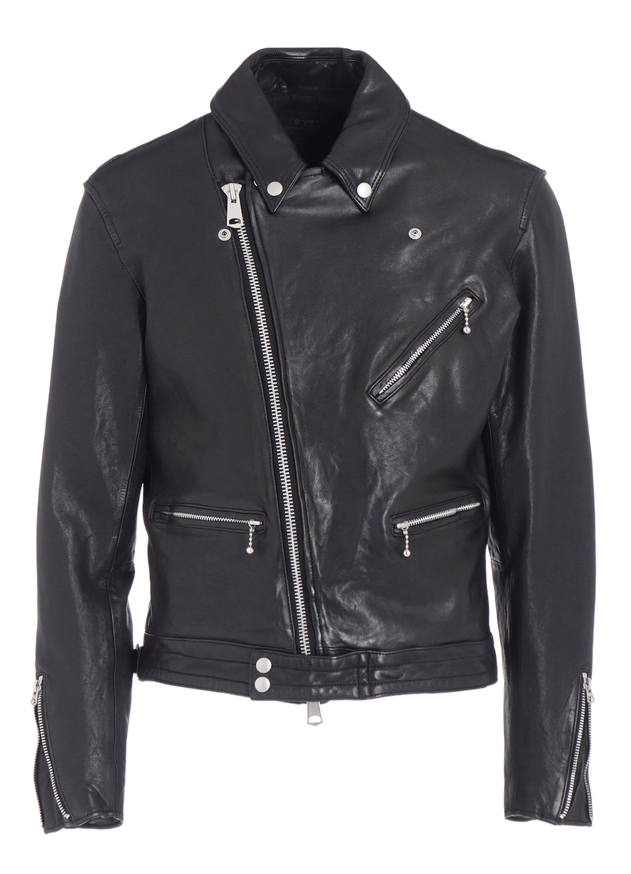 WASHED SHEEP LEATHER CLASSIC DOUBLE RIDERS JACKET