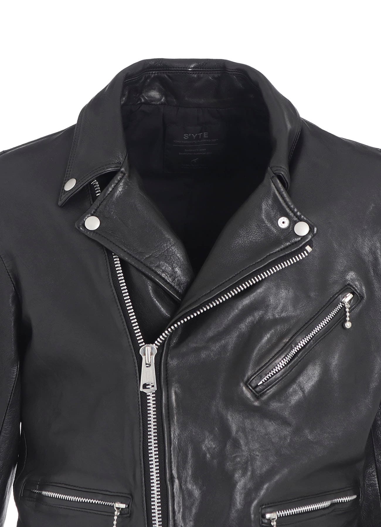 WASHED SHEEP LEATHER CLASSIC DOUBLE RIDERS JACKET