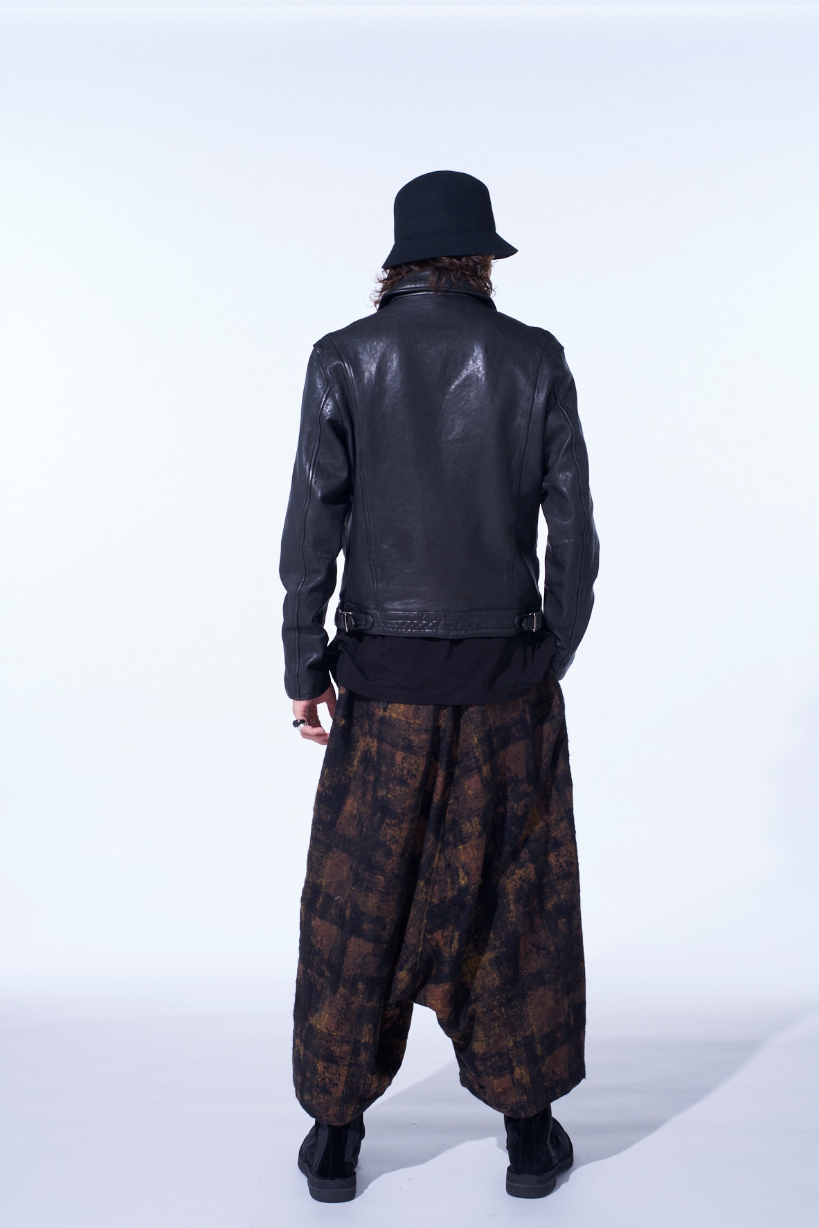 WASHED SHEEP LEATHER CLASSIC DOUBLE RIDERS JACKET