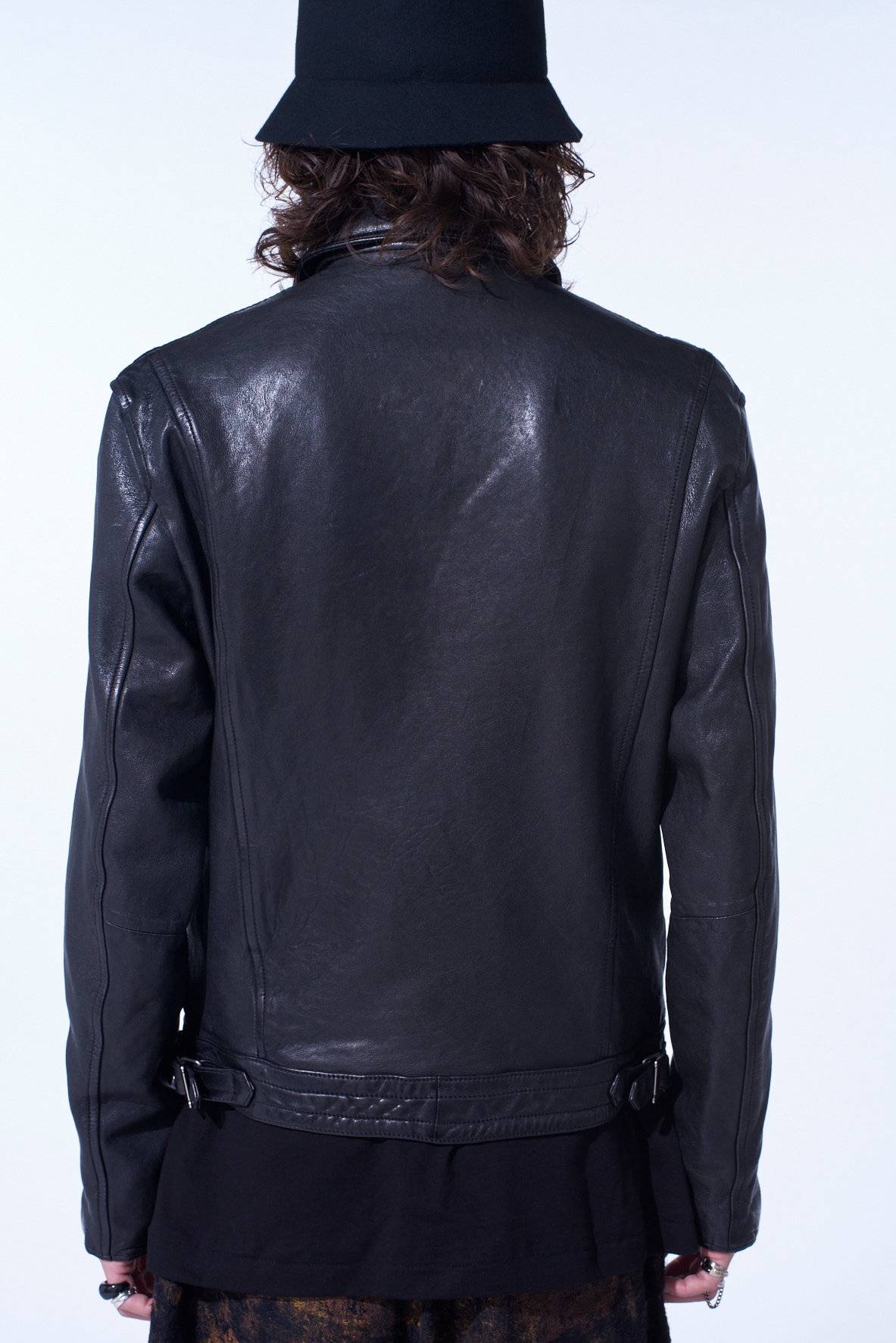 WASHED SHEEP LEATHER CLASSIC DOUBLE RIDERS JACKET