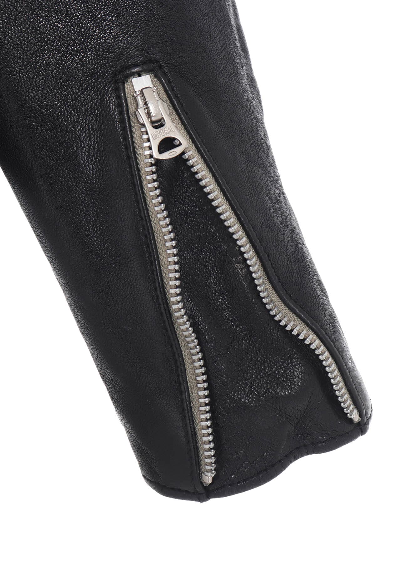 WASHED SHEEP LEATHER CLASSIC DOUBLE RIDERS JACKET