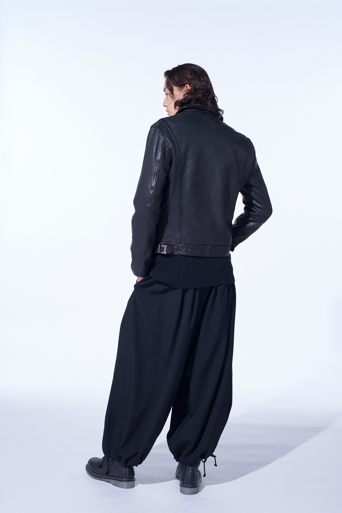 WASHED SHEEP LEATHER CLASSIC DOUBLE RIDERS JACKET