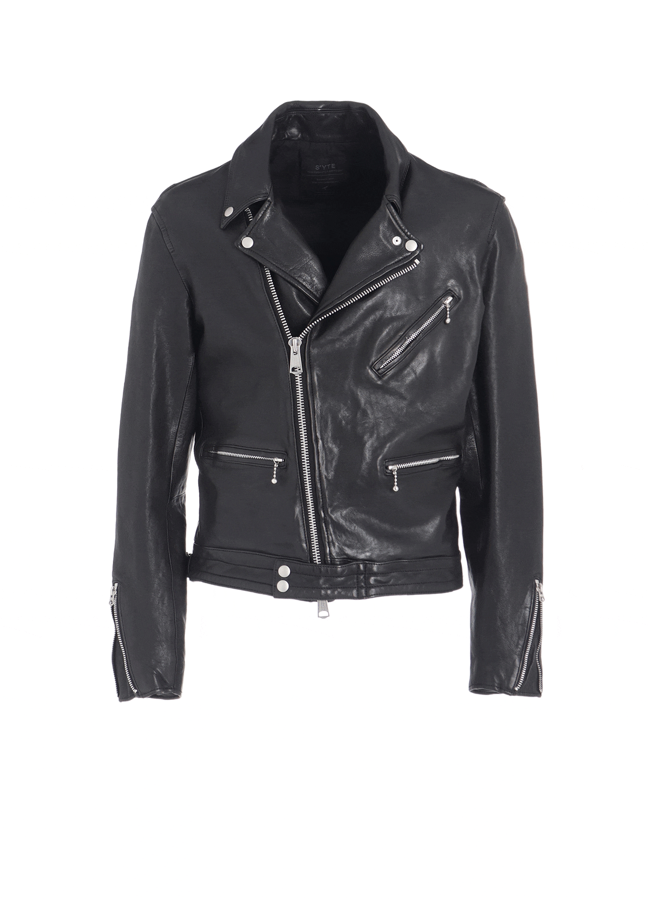 WASHED SHEEP LEATHER CLASSIC DOUBLE RIDERS JACKET