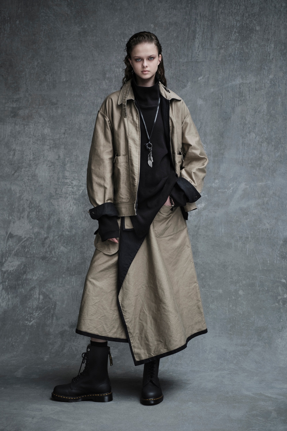 MOLESKIN REVERSIBLE SWING TOP JACKET