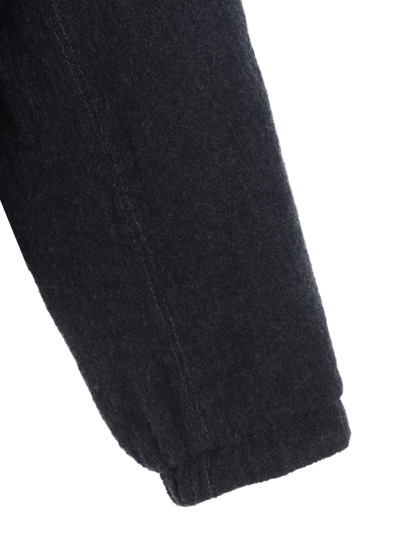 WOOL GAUZE ZIP-FRONT JACKET