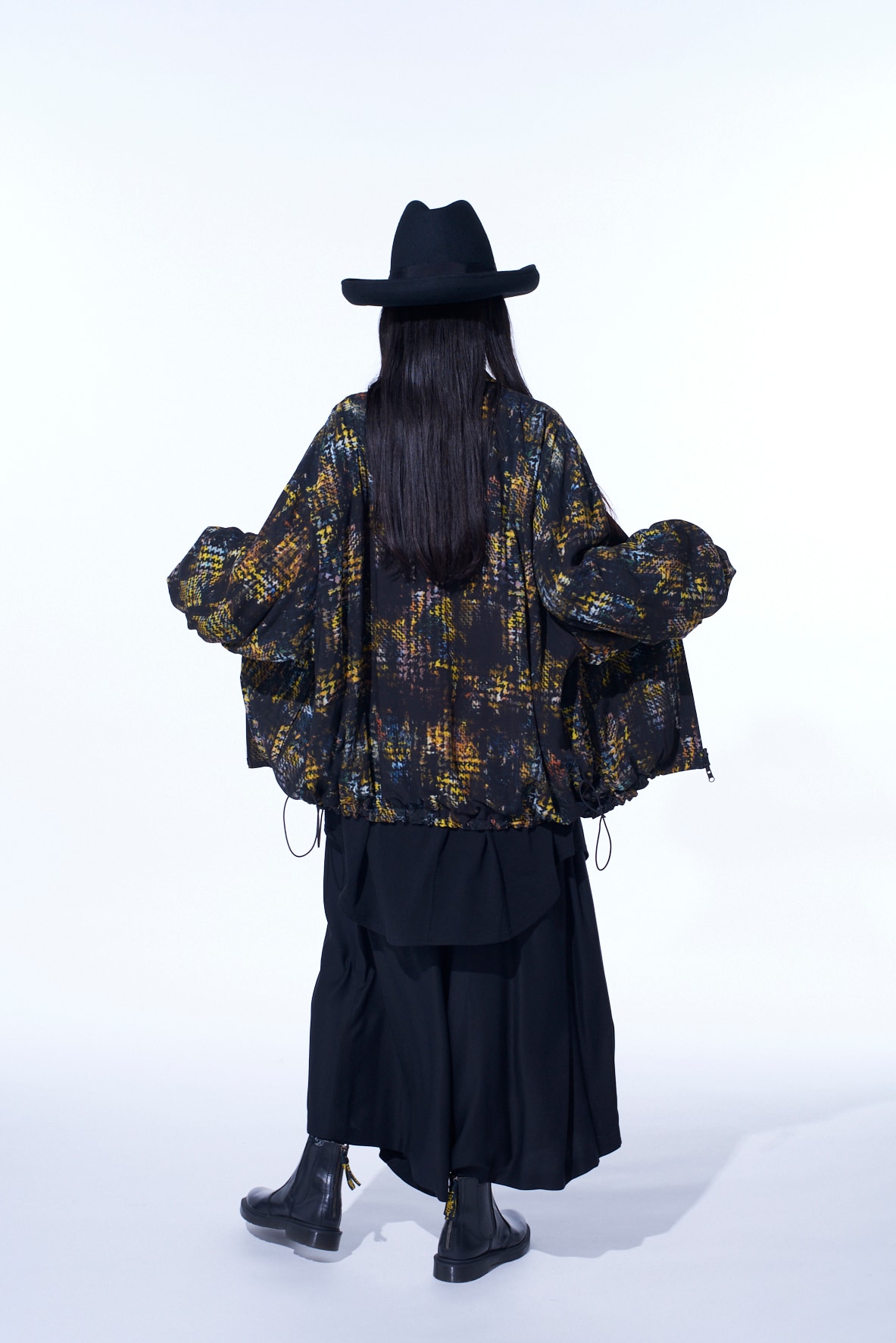 YELLOW INKGLEN REVERSIBLE BLOUSON