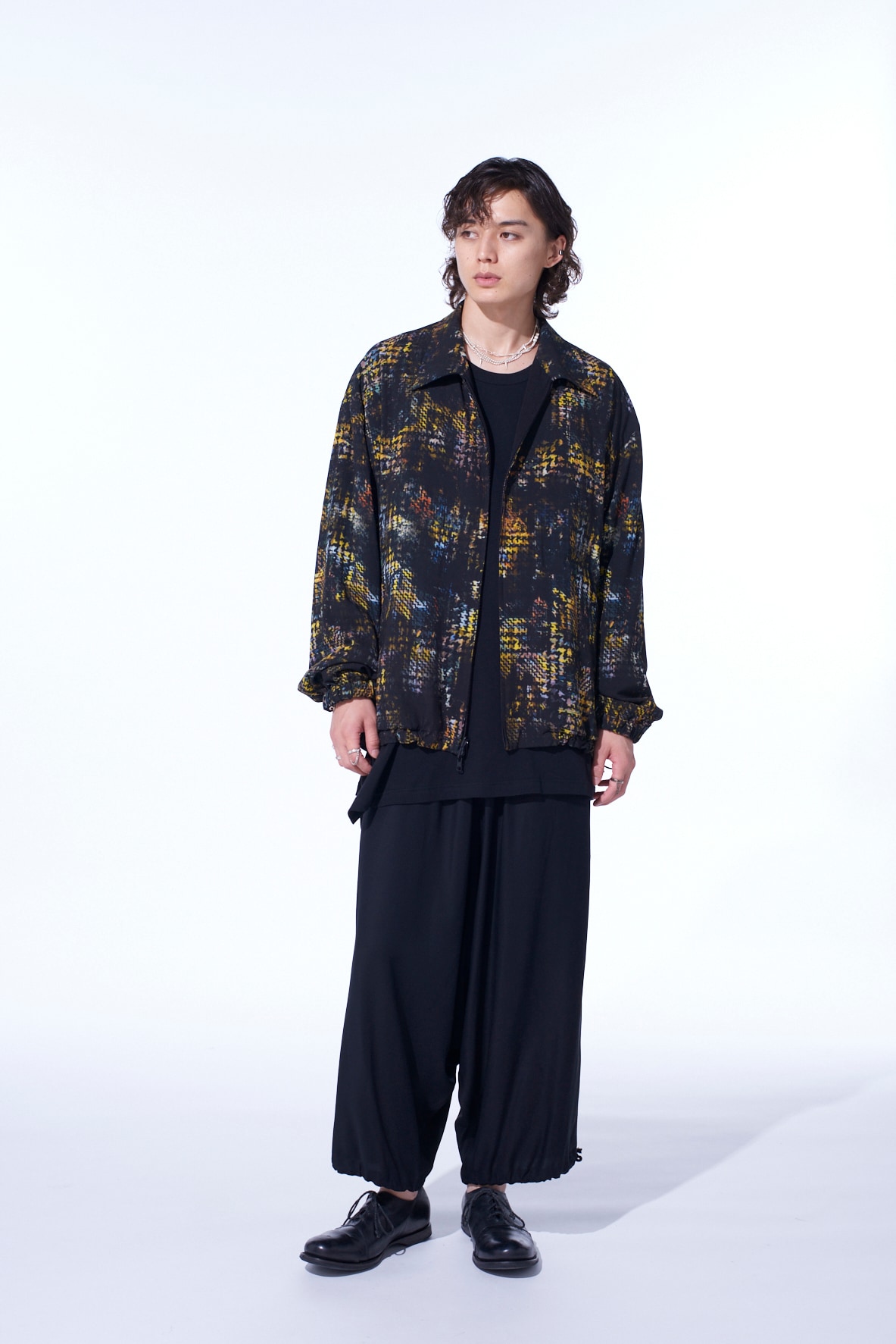 YELLOW INKGLEN REVERSIBLE BLOUSON