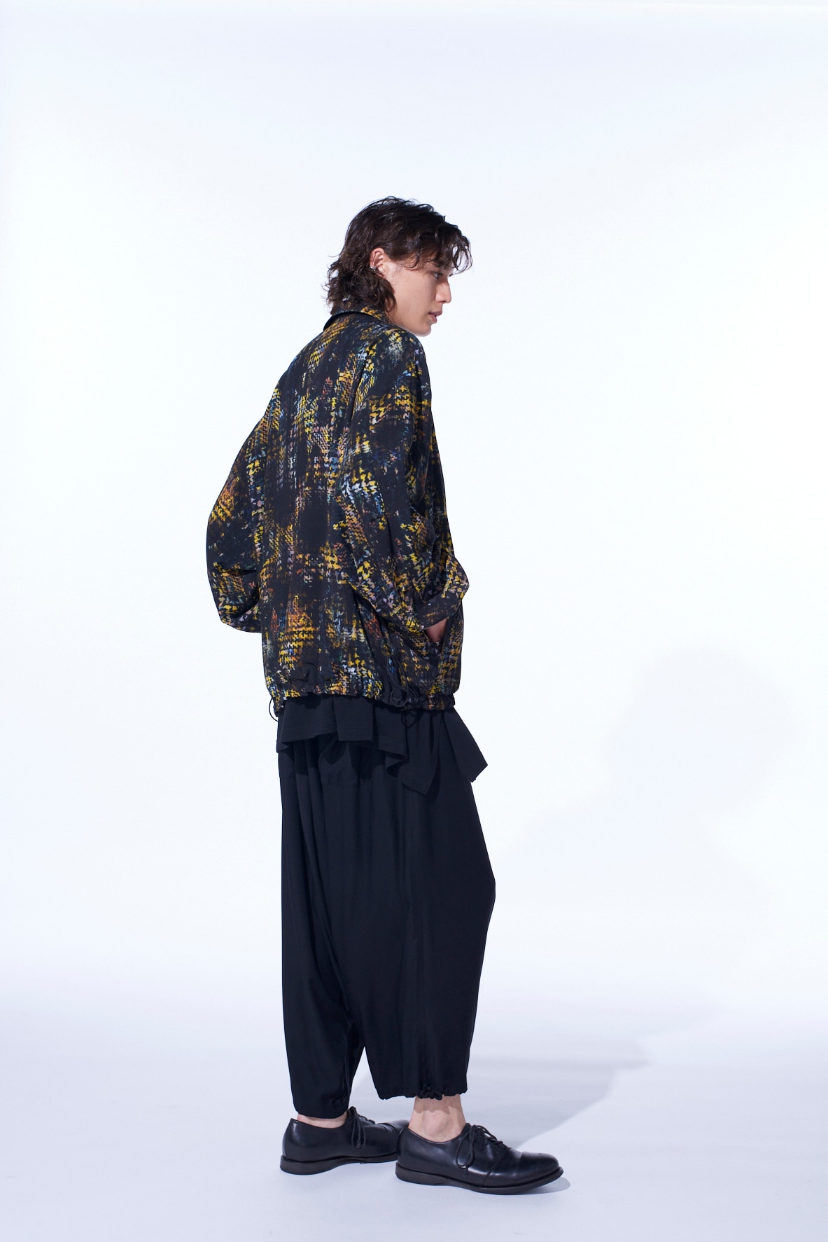 YELLOW INKGLEN REVERSIBLE BLOUSON