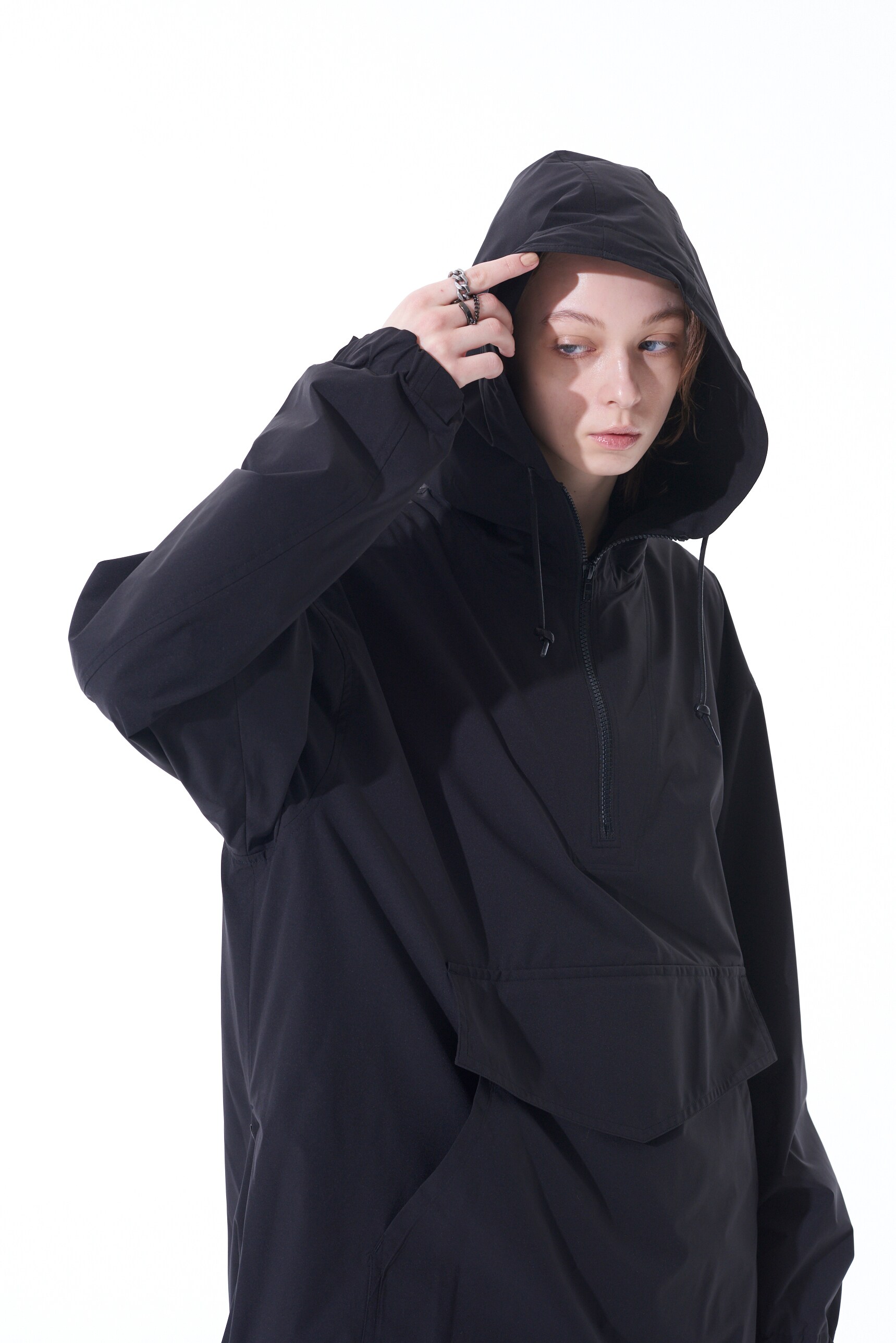 Solotex Military Pullover Zip Hood Jacket