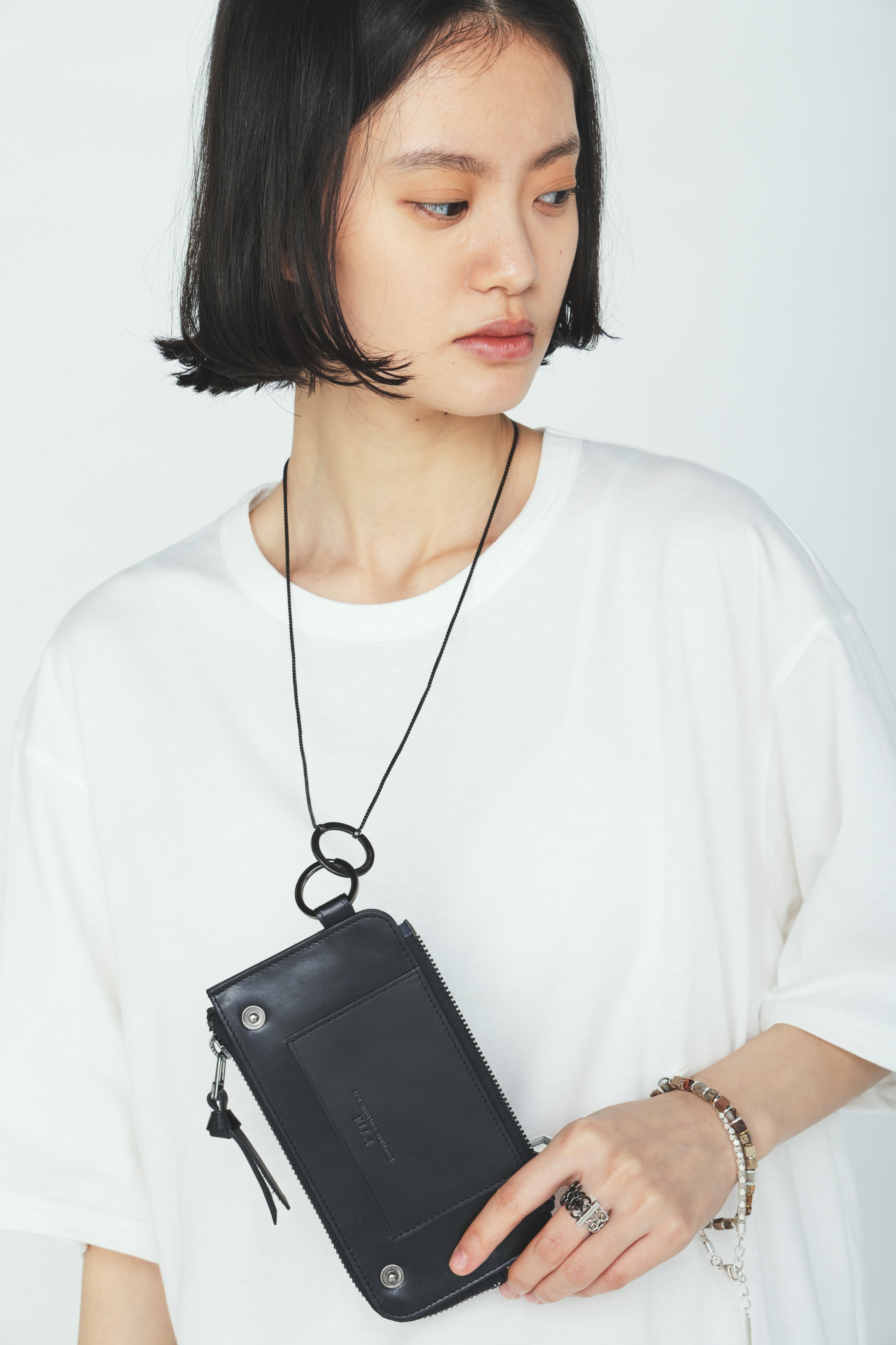 COW LEATHER LONG WALLET