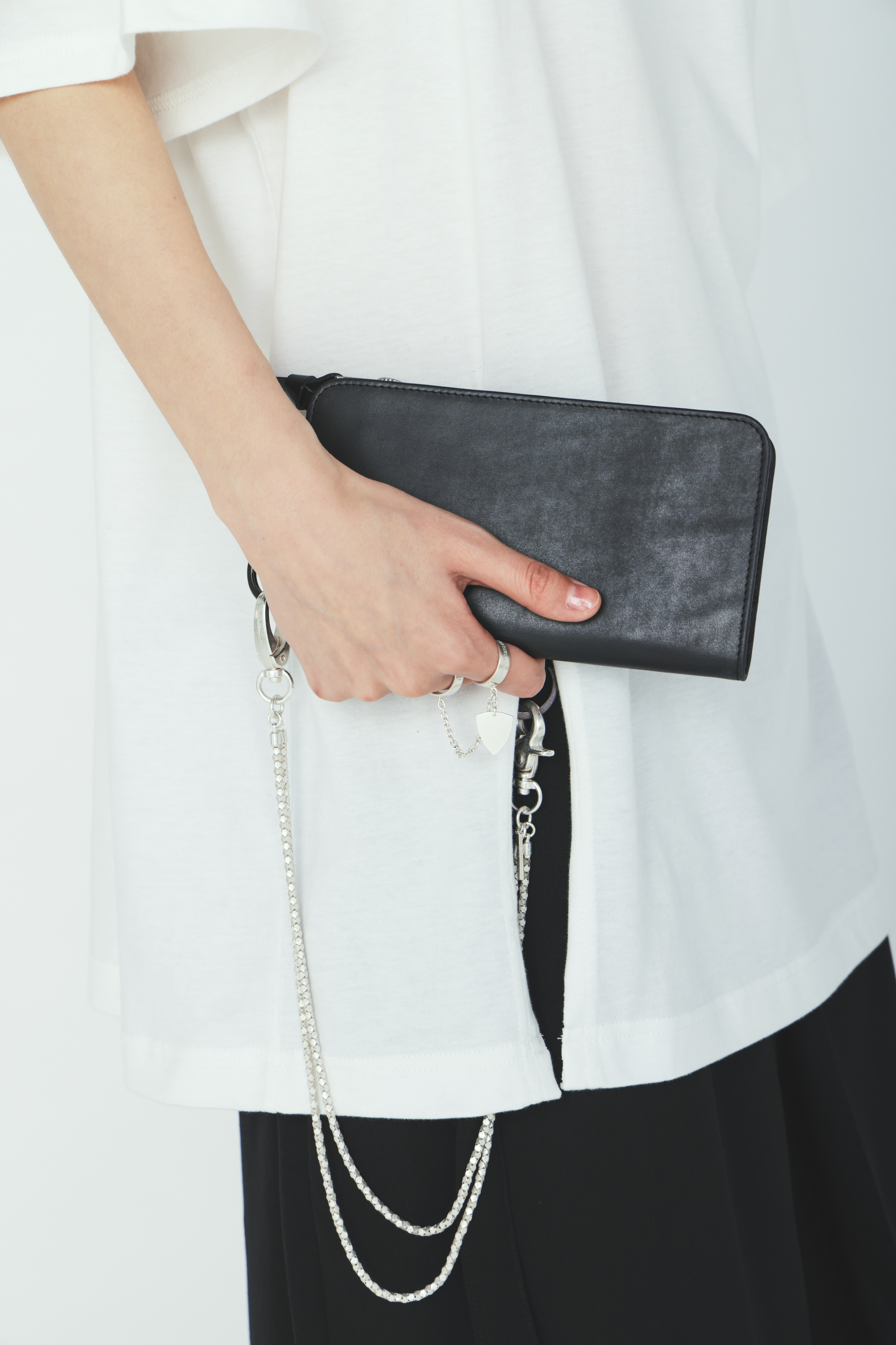 COW LEATHER LONG WALLET