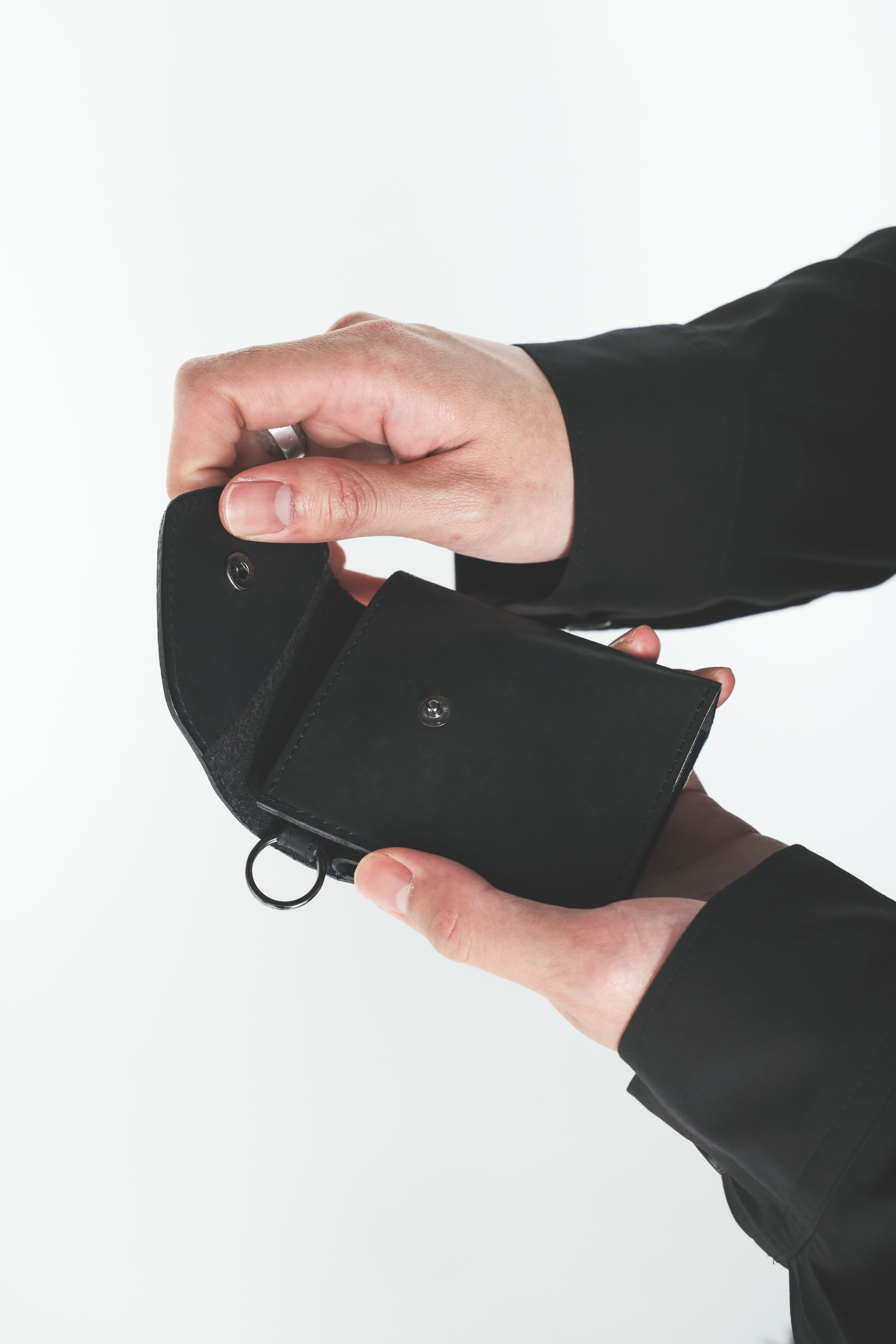 COW LEATHER TWO-FOLD WALLET