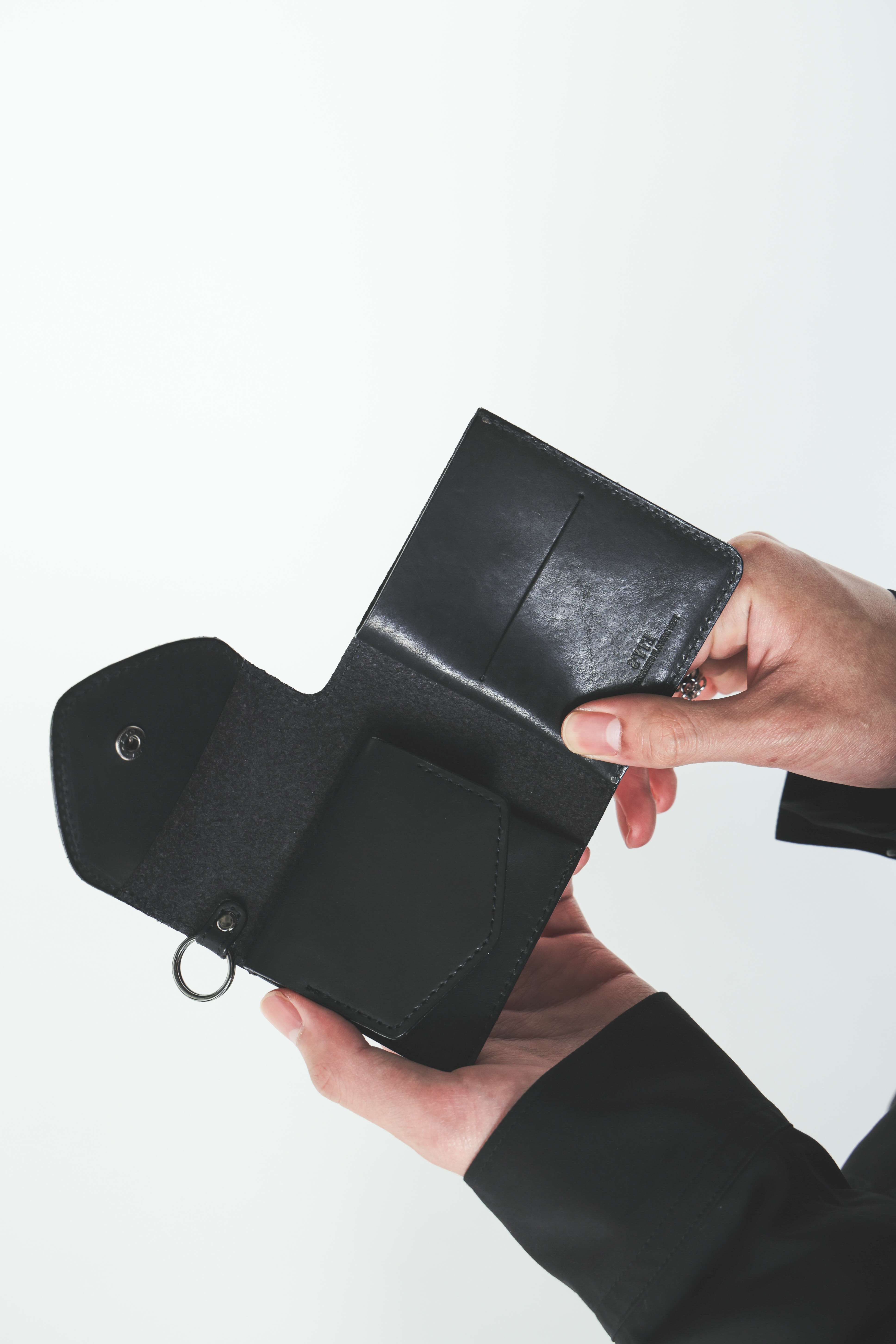 COW LEATHER TWO-FOLD WALLET