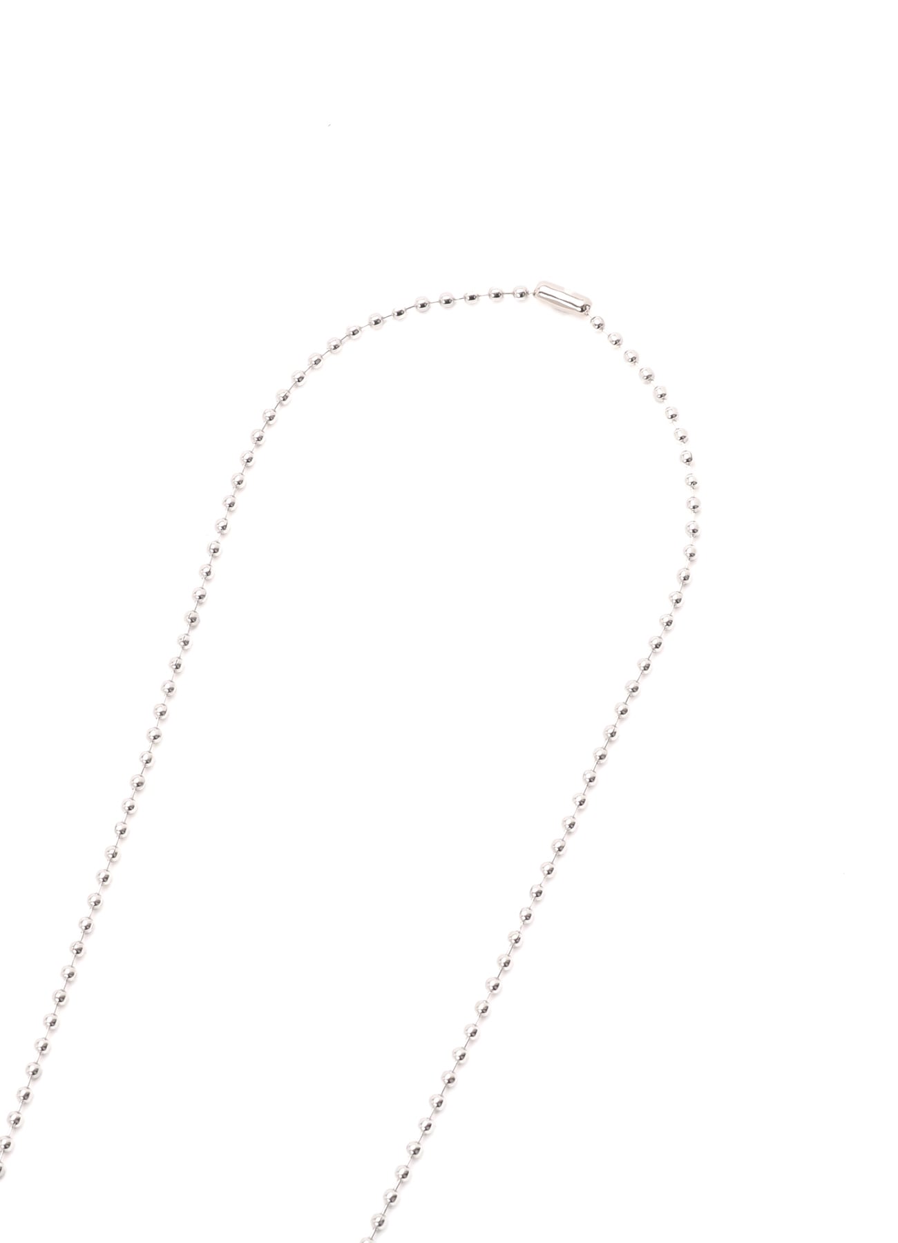 STAINLESS STEEL WHISTLE NECKLACE WITH BRASS TAG