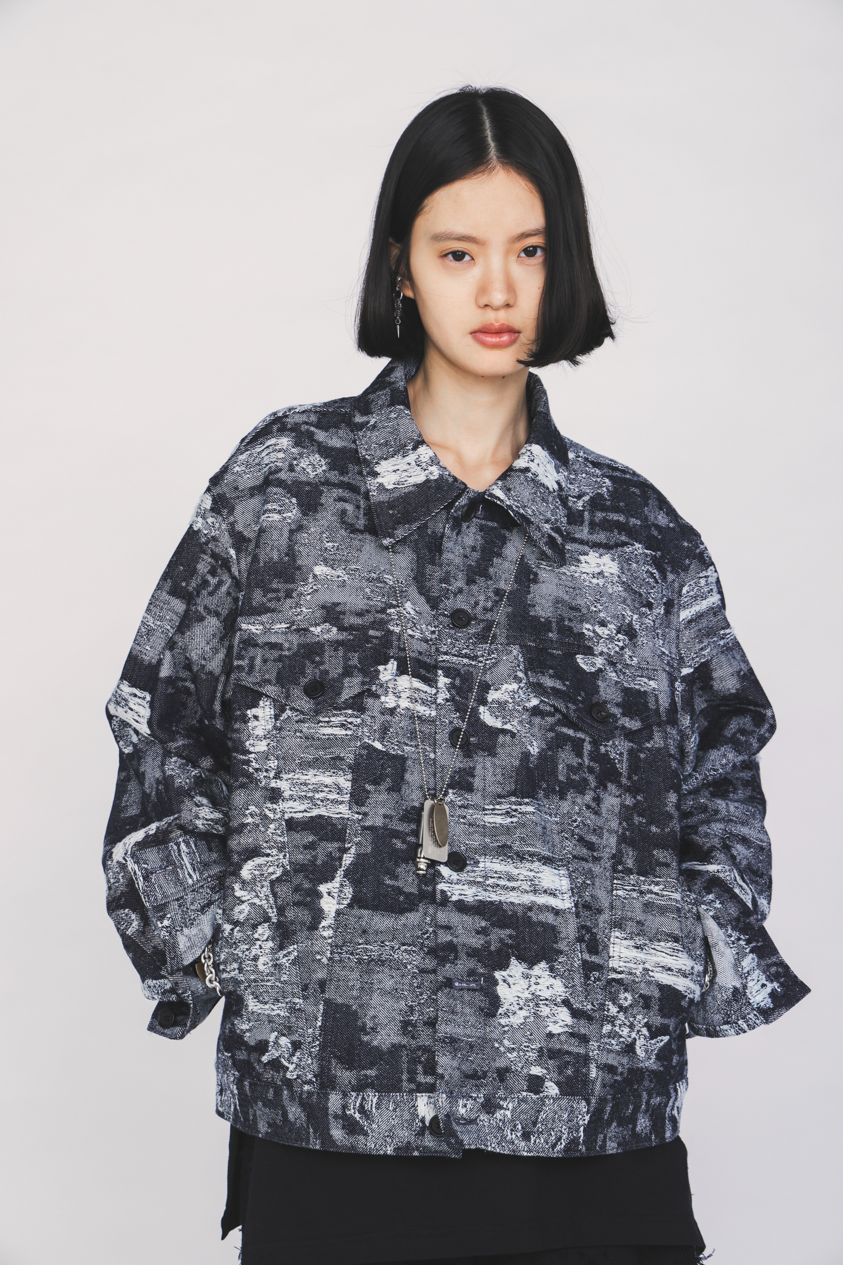 STAINLESS STEEL WHISTLE NECKLACE WITH BRASS TAG