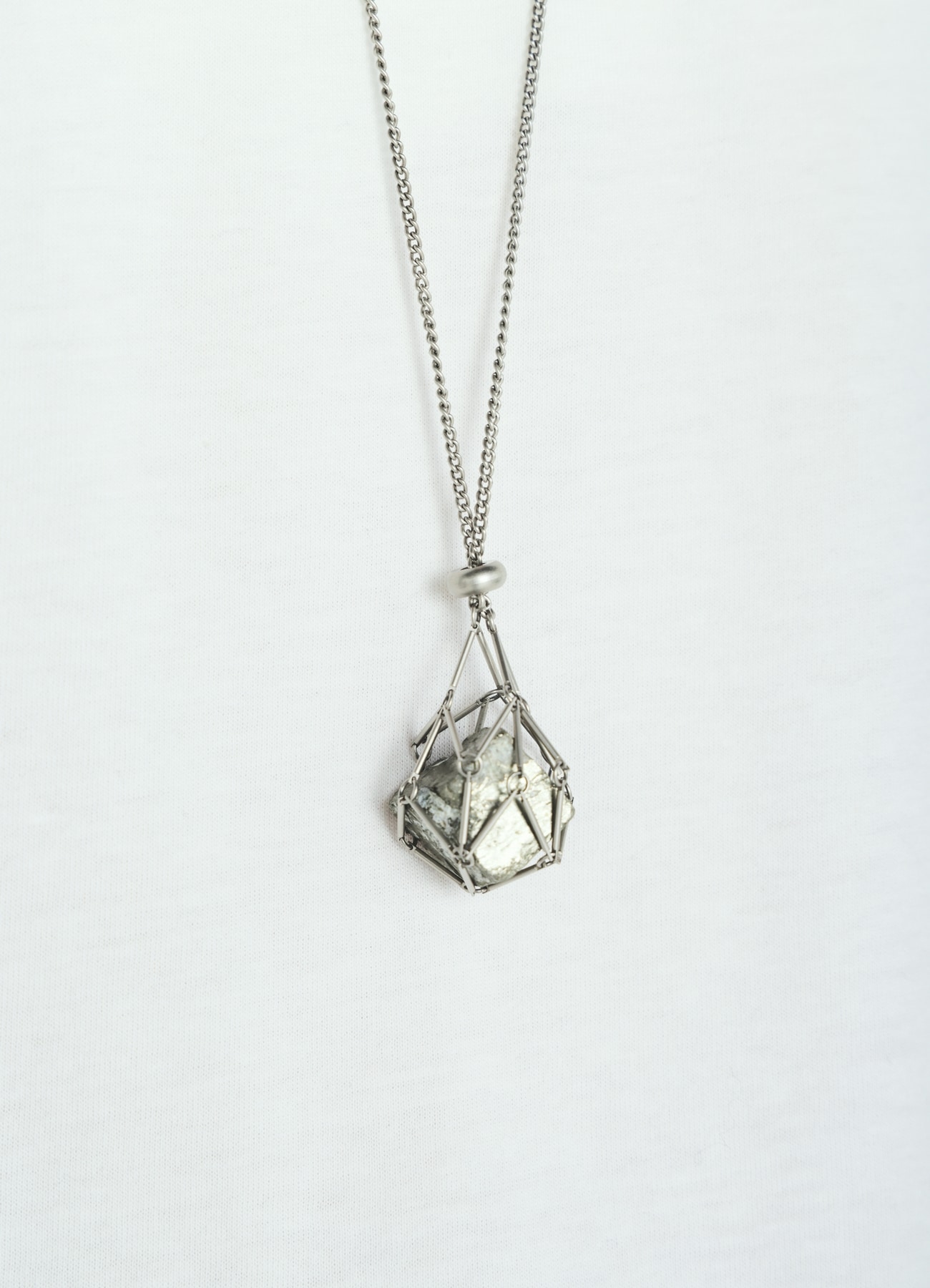 CAPTURED PYRITE NECKLACE