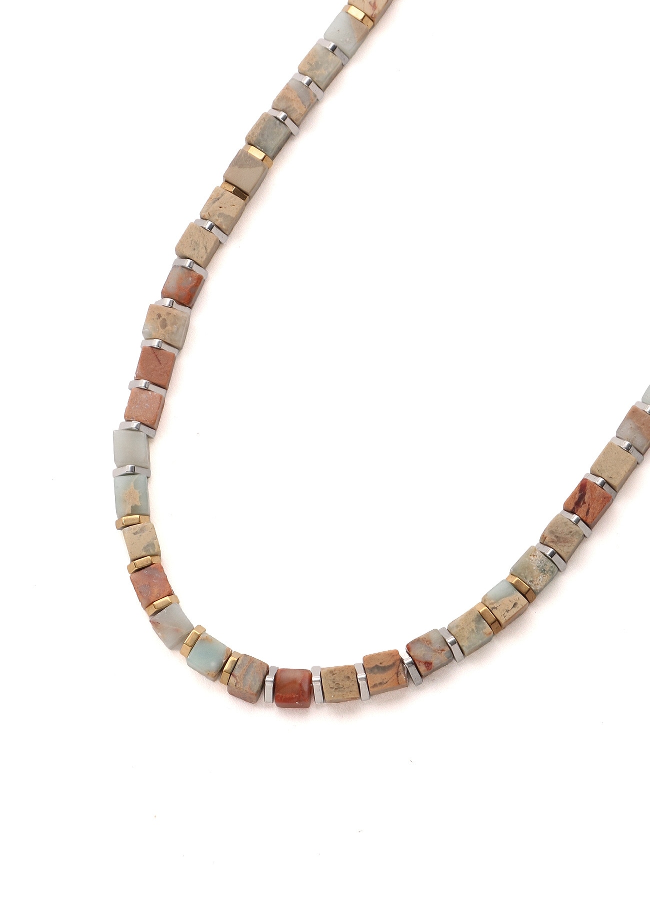 PICK ACCENT COLOR-CUBE NECKLACE