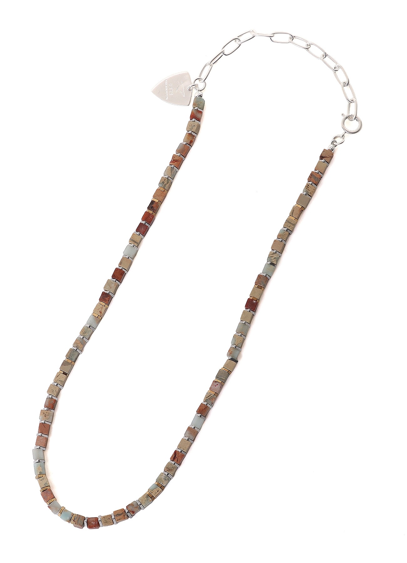 PICK ACCENT COLOR-CUBE NECKLACE