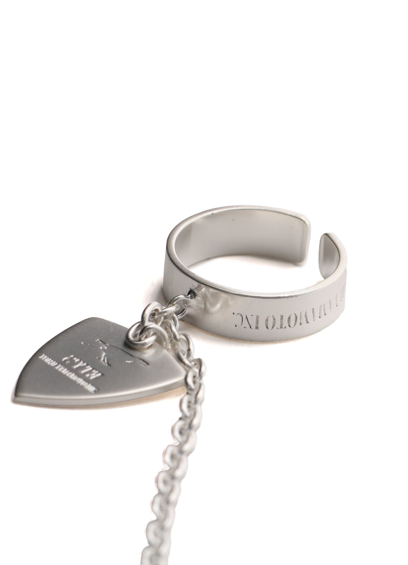 PICK ACCENT CHAIN-LINKED DOUBLE RING