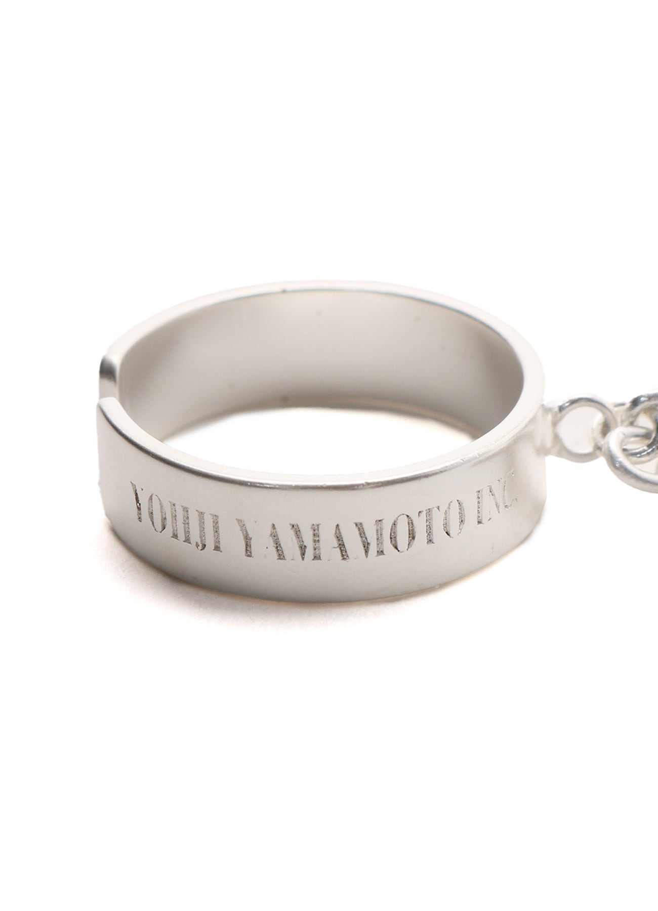 PICK ACCENT CHAIN-LINKED DOUBLE RING