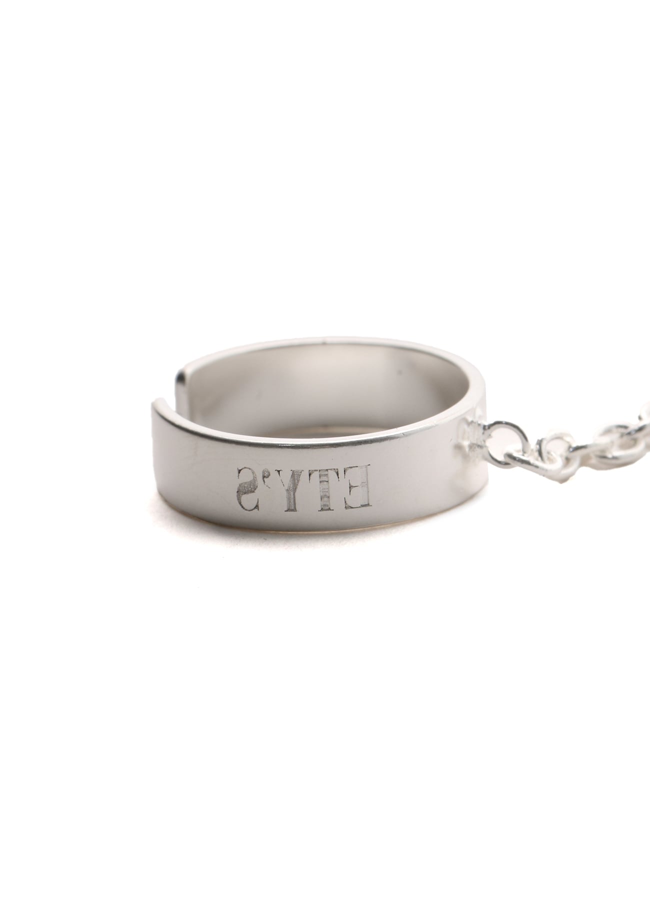 PICK ACCENT CHAIN-LINKED DOUBLE RING