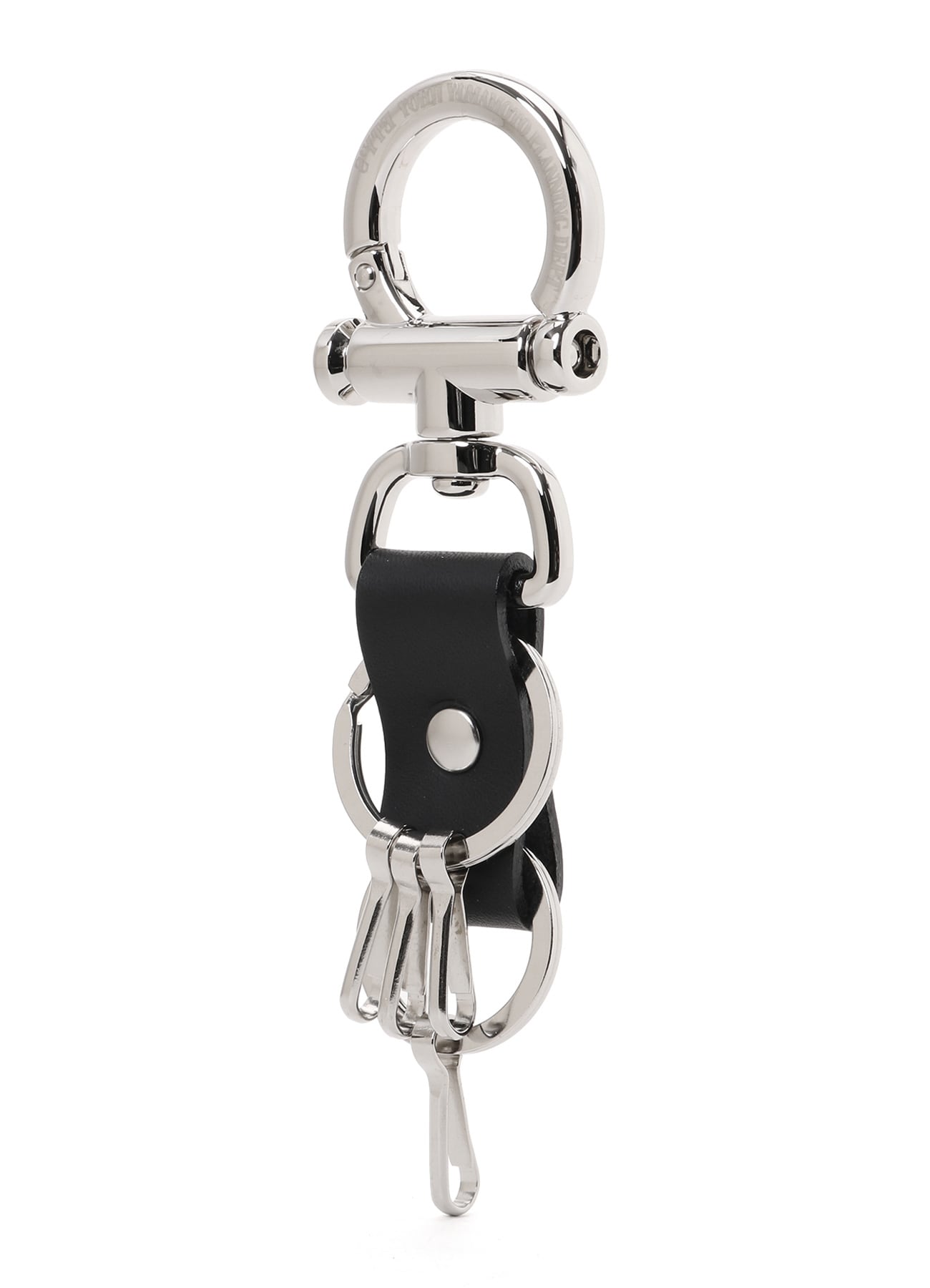 BAR STYLE LEATHER STRAP KEY FLOCK