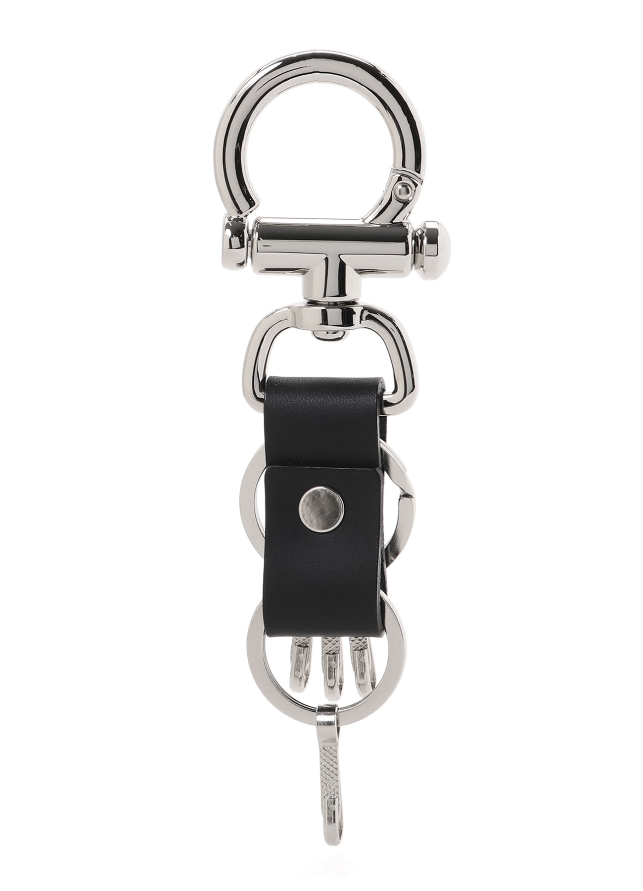 BAR STYLE LEATHER STRAP KEY FLOCK