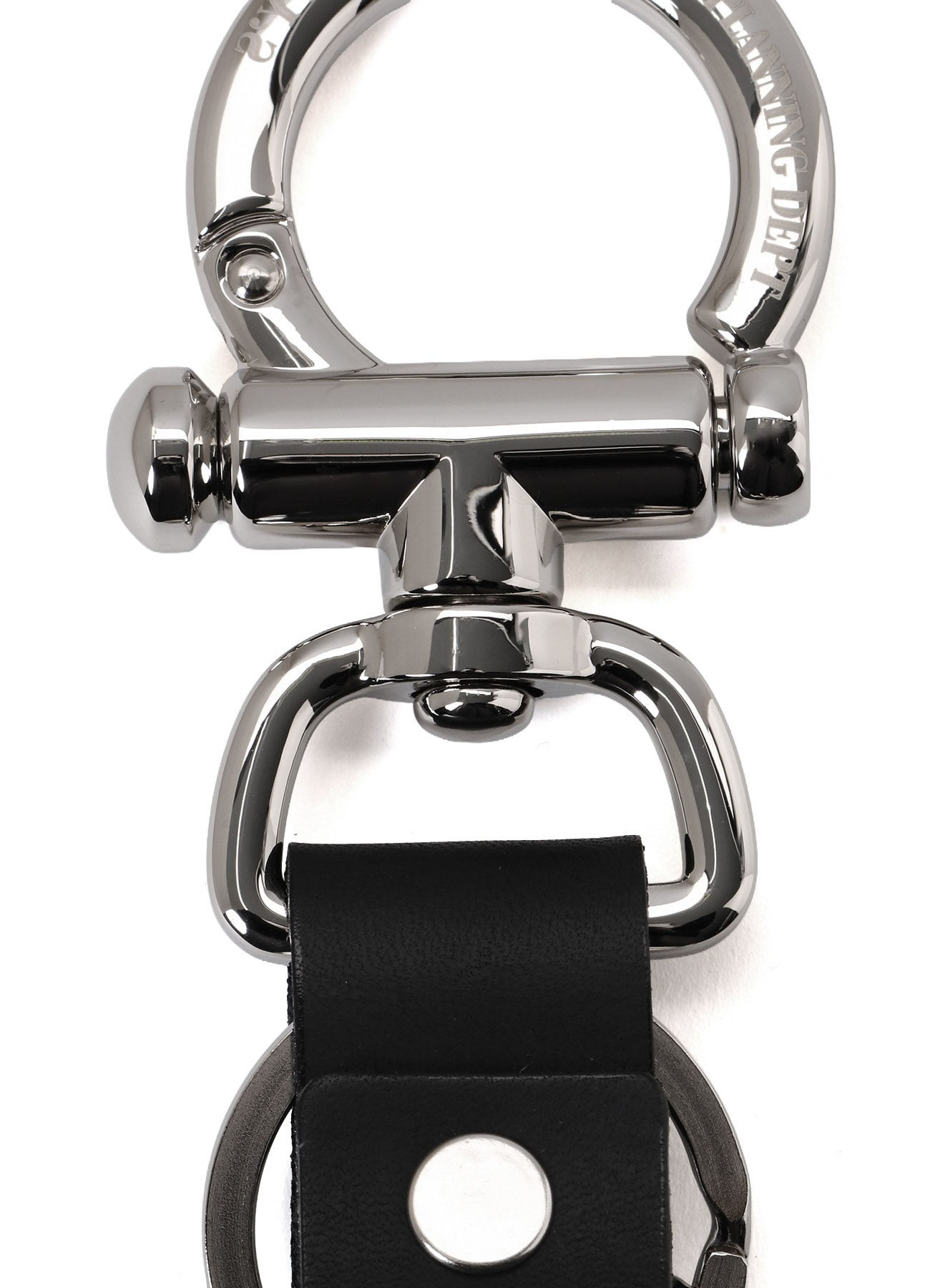 BAR STYLE LEATHER STRAP KEY FLOCK