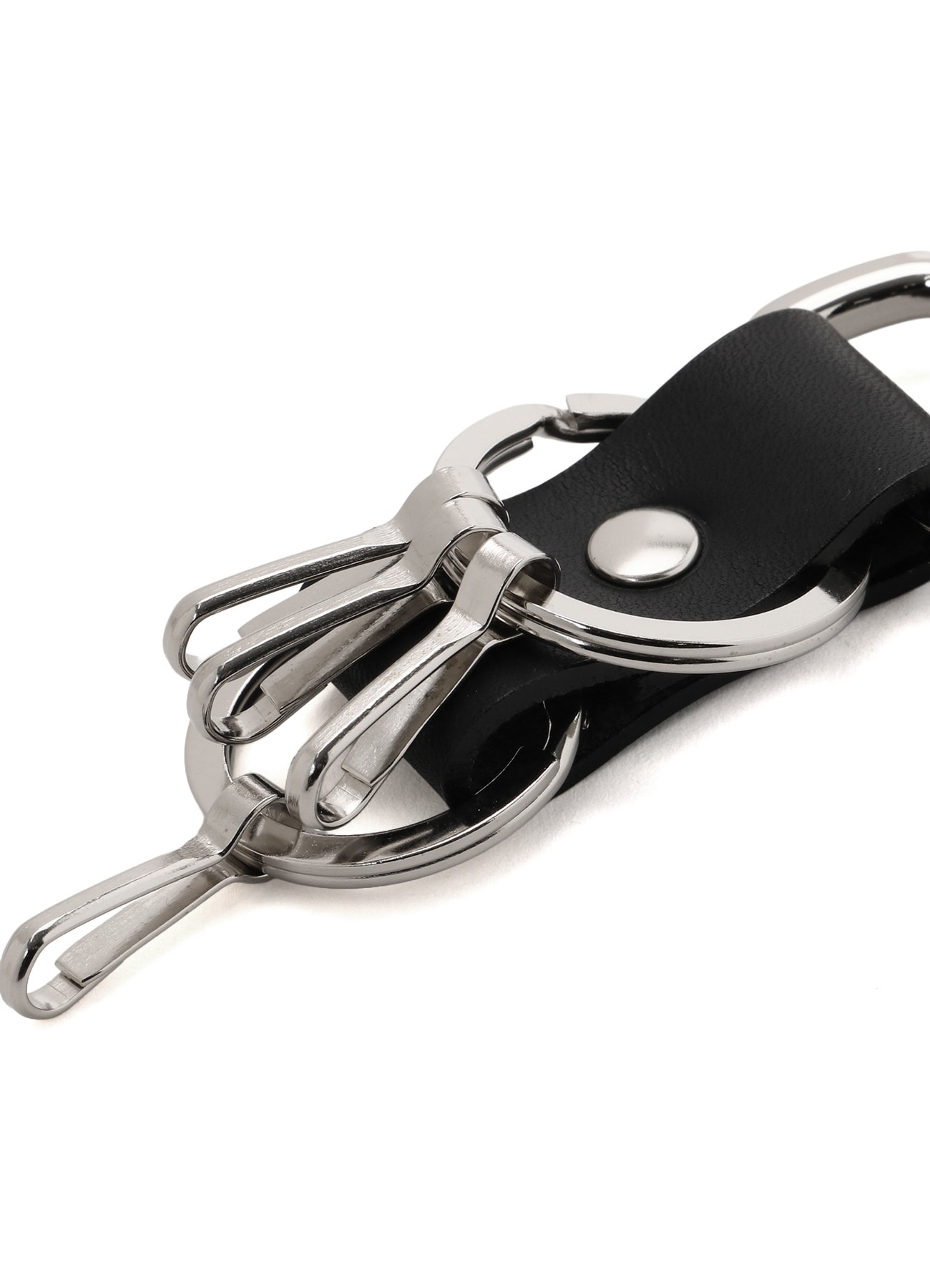 BAR STYLE LEATHER STRAP KEY FLOCK