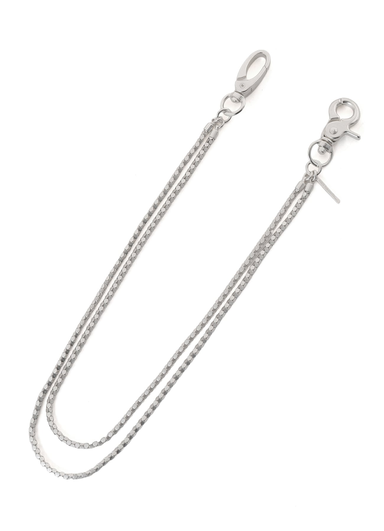 WOVEN KAGOME PATTERN WALLET CHAIN