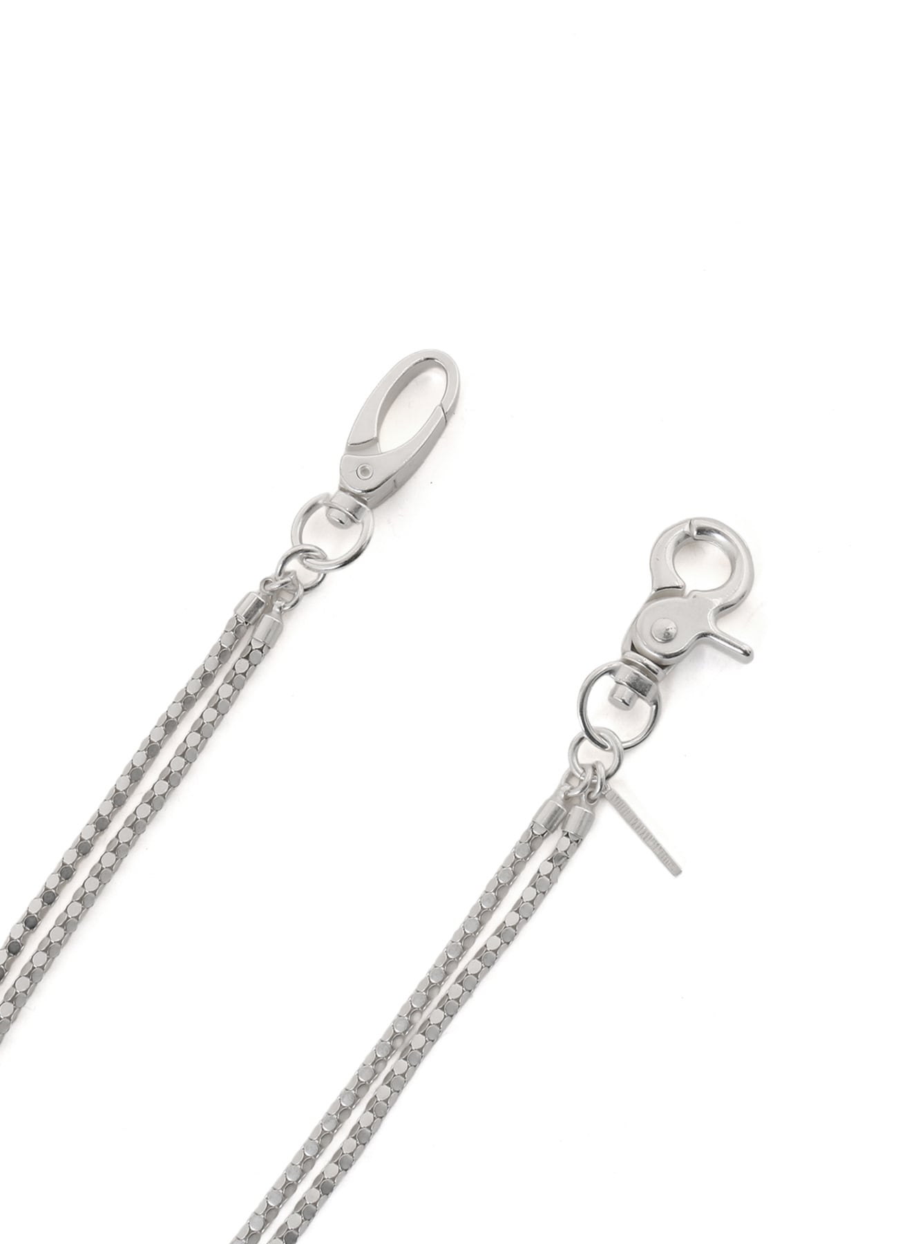 WOVEN KAGOME PATTERN WALLET CHAIN