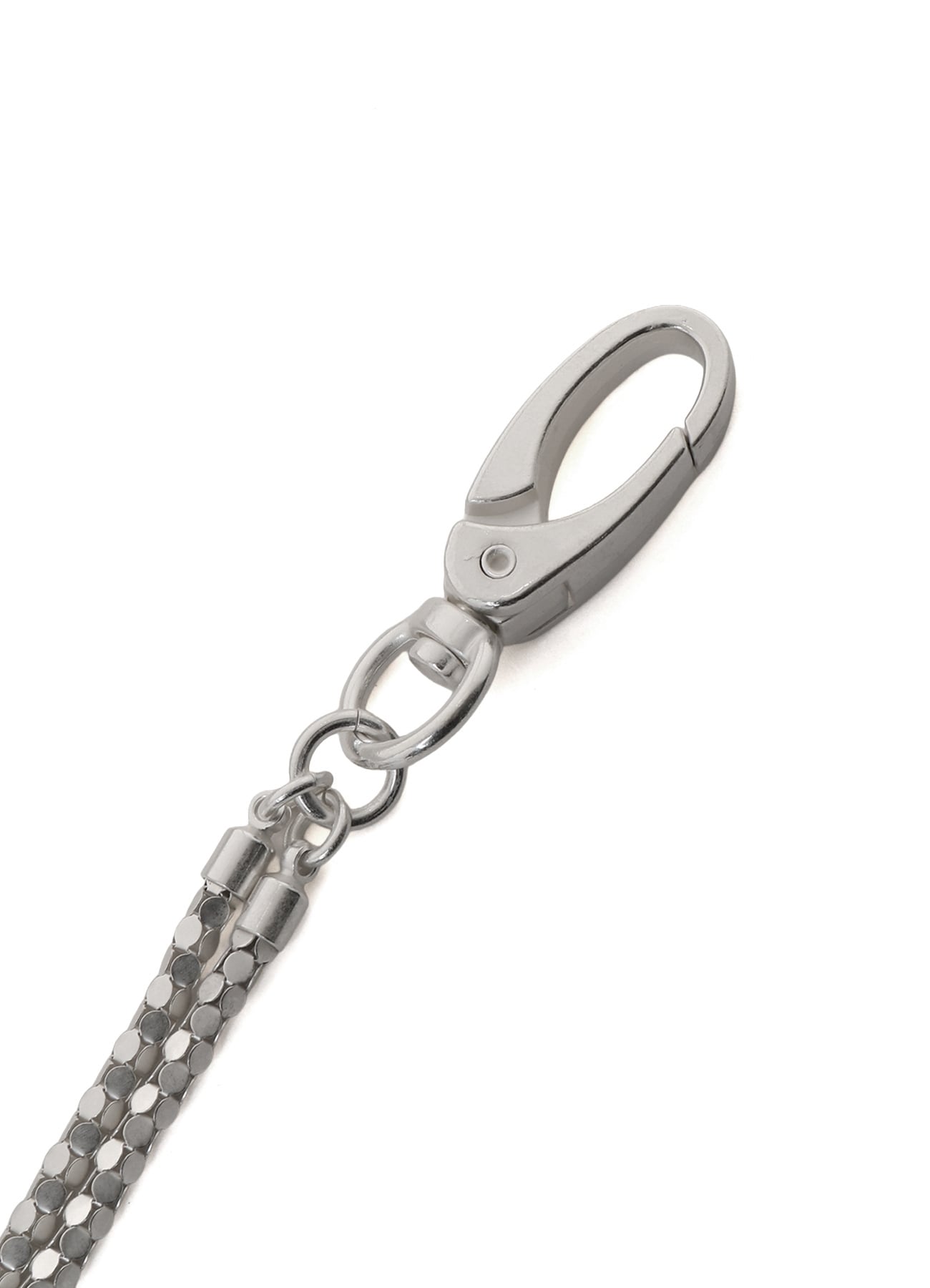 WOVEN KAGOME PATTERN WALLET CHAIN