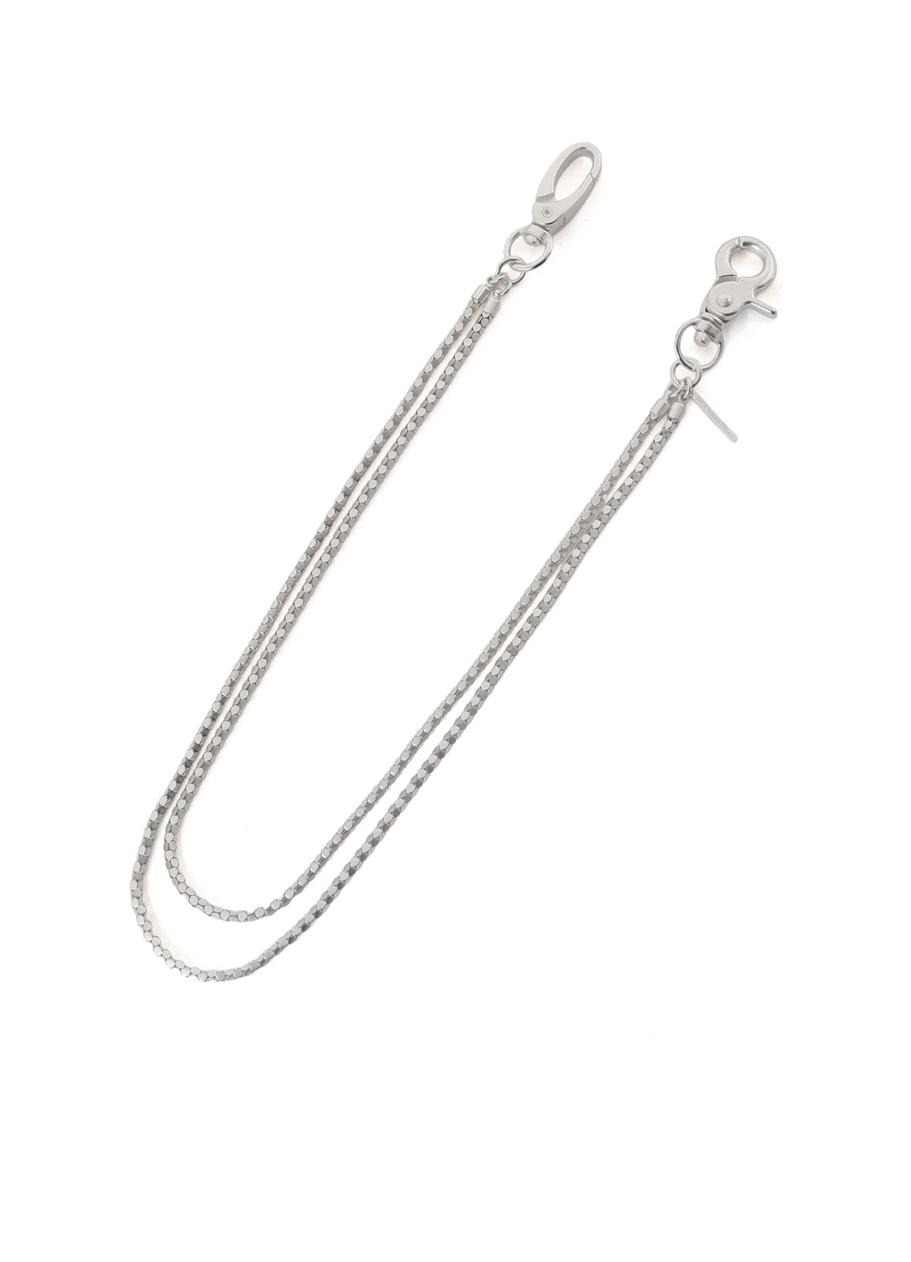 WOVEN KAGOME PATTERN WALLET CHAIN
