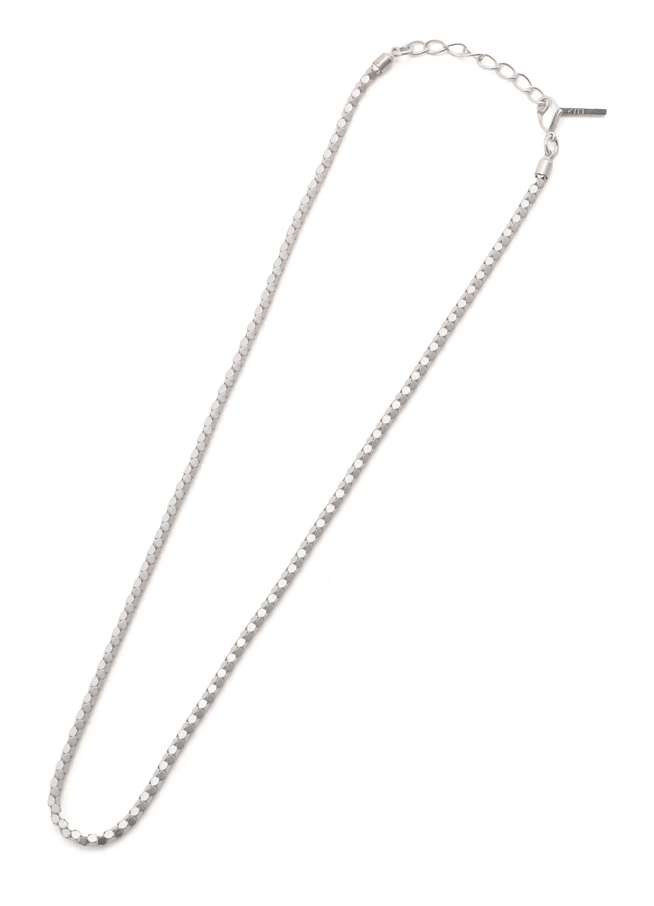 WOVEN KAGOME PATTERN CHAIN NECKLACE
