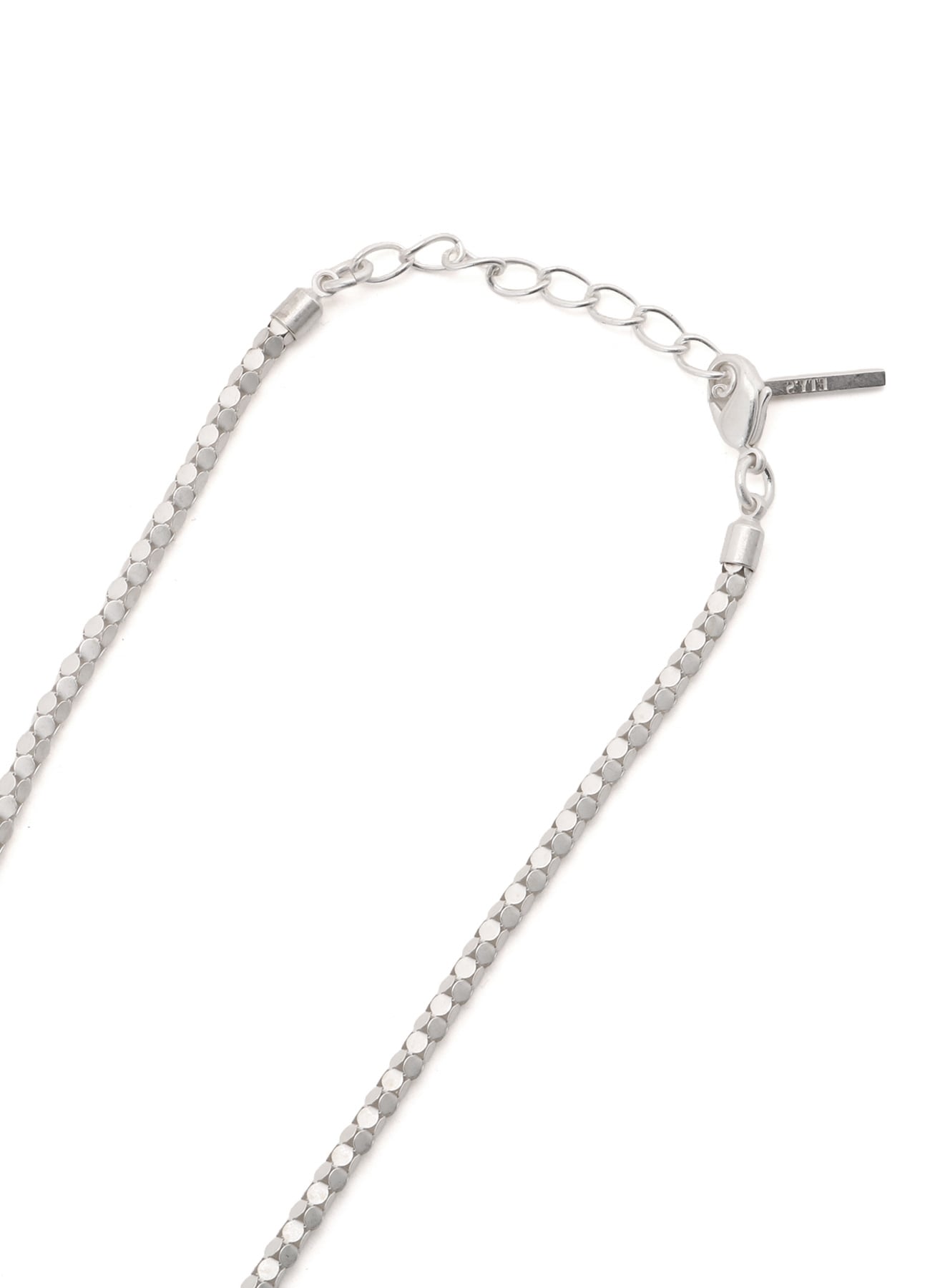 WOVEN KAGOME PATTERN CHAIN NECKLACE