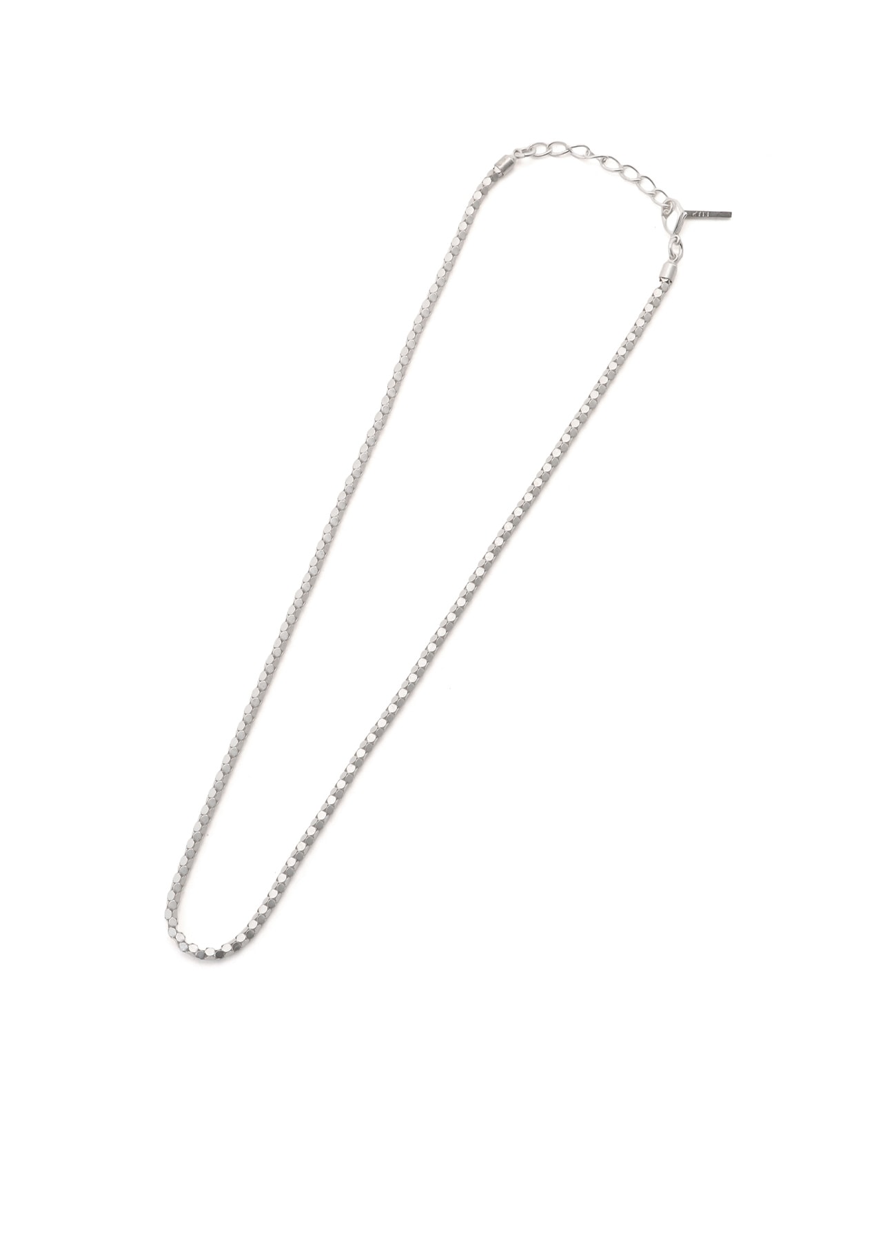WOVEN KAGOME PATTERN CHAIN NECKLACE