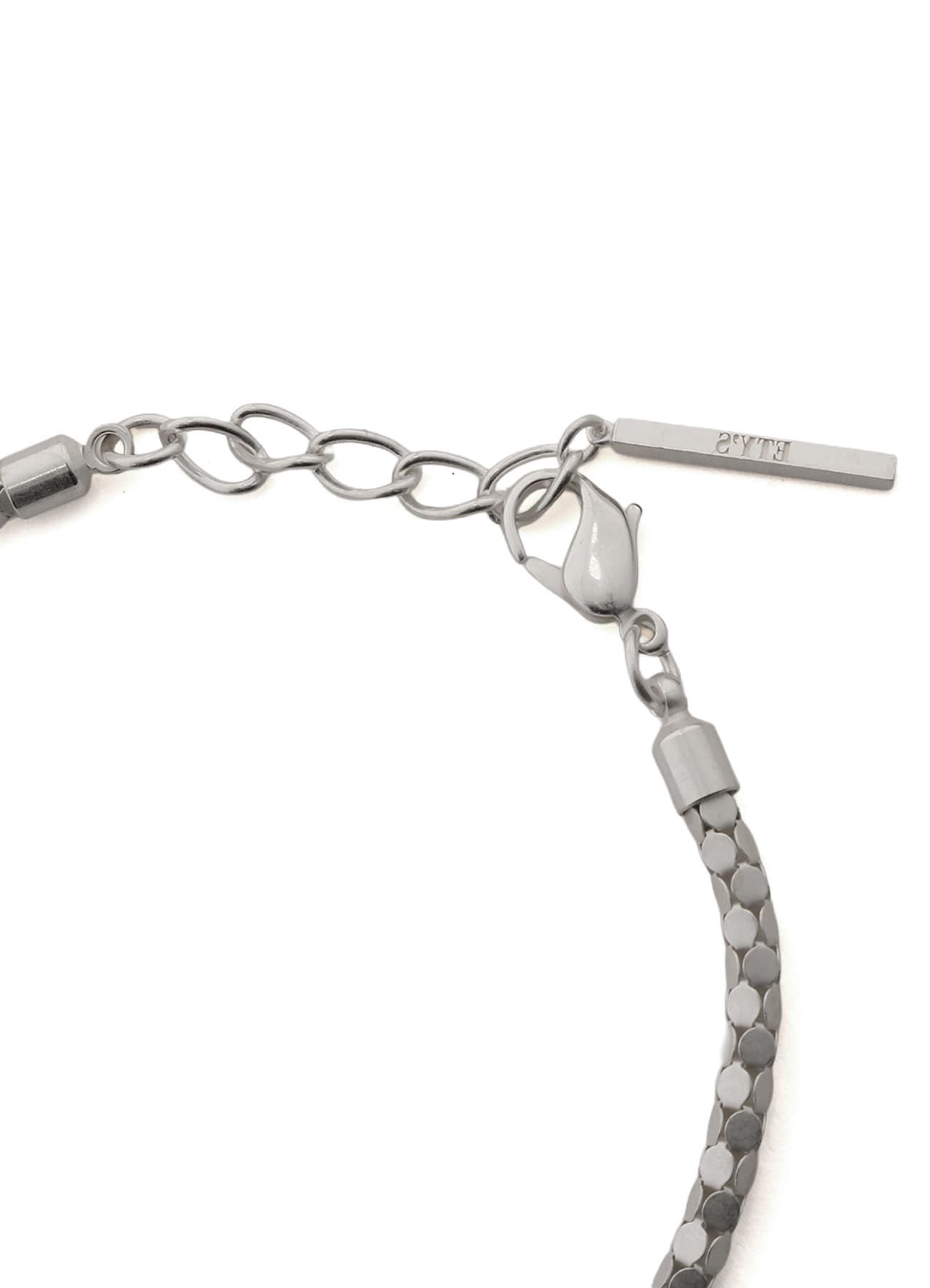 WOVEN KAGOME PATTERN CHAIN BRACELET