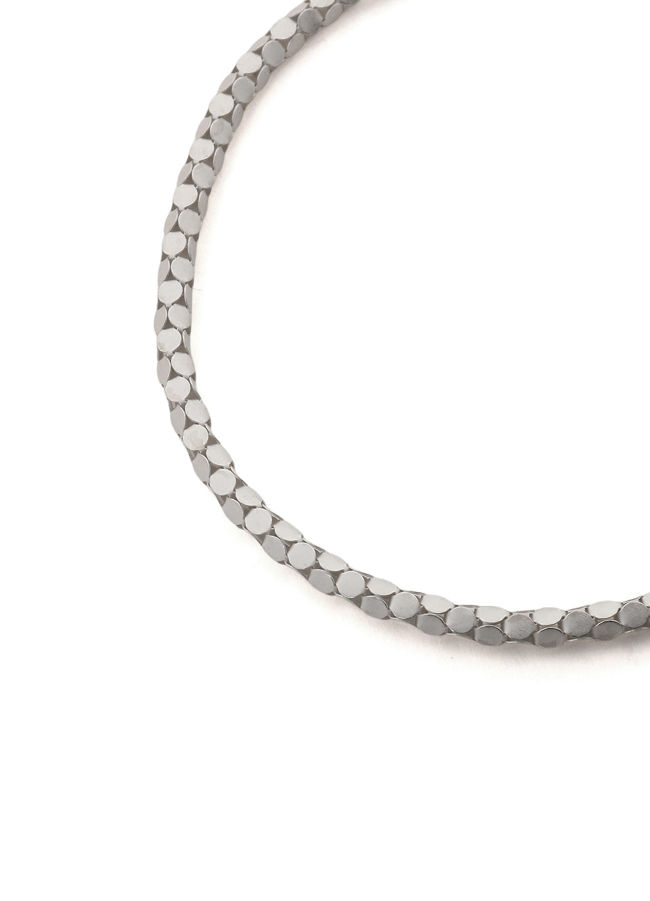 WOVEN KAGOME PATTERN CHAIN BRACELET
