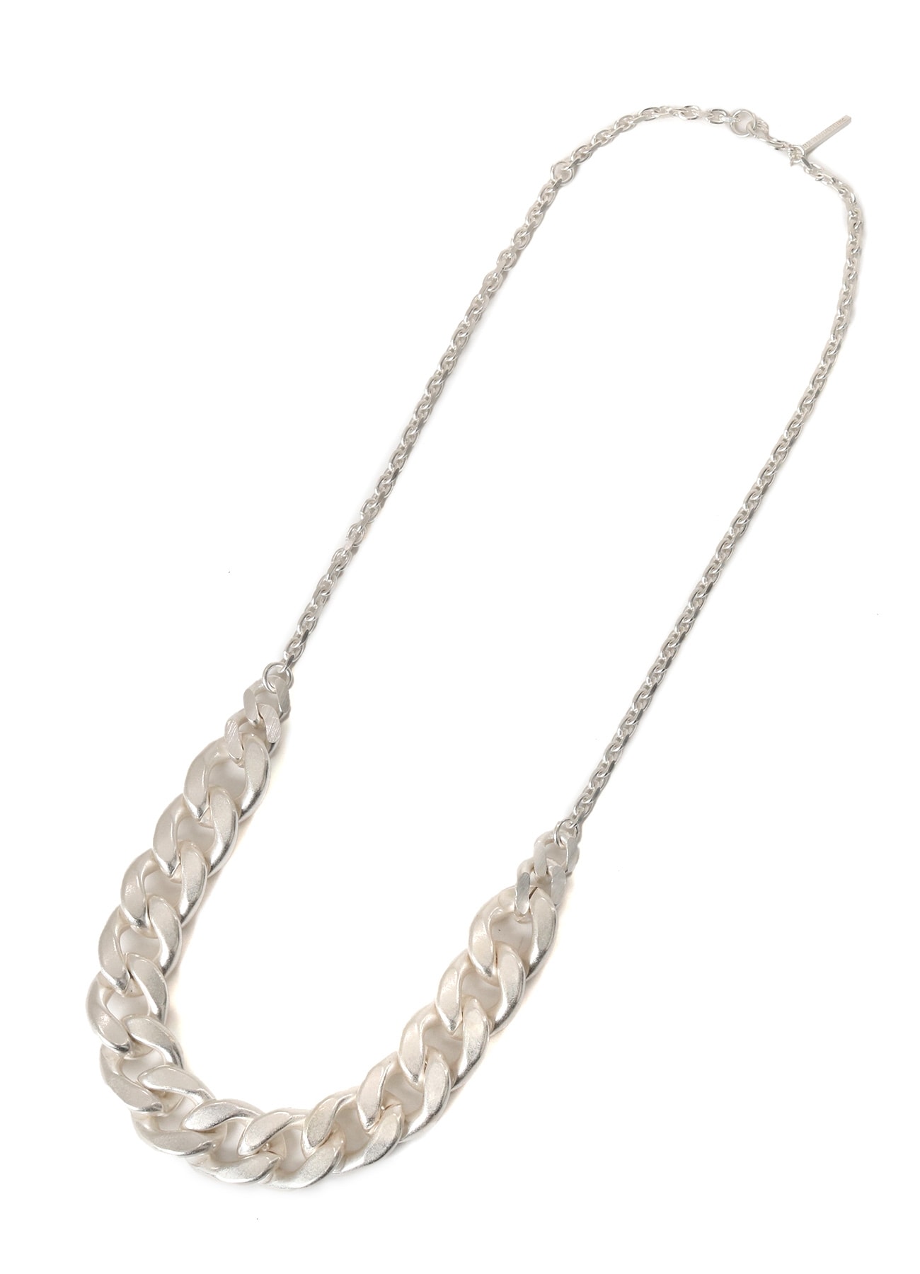 CHAIN NECKLACE WITH CUBAN LINK ACCENT