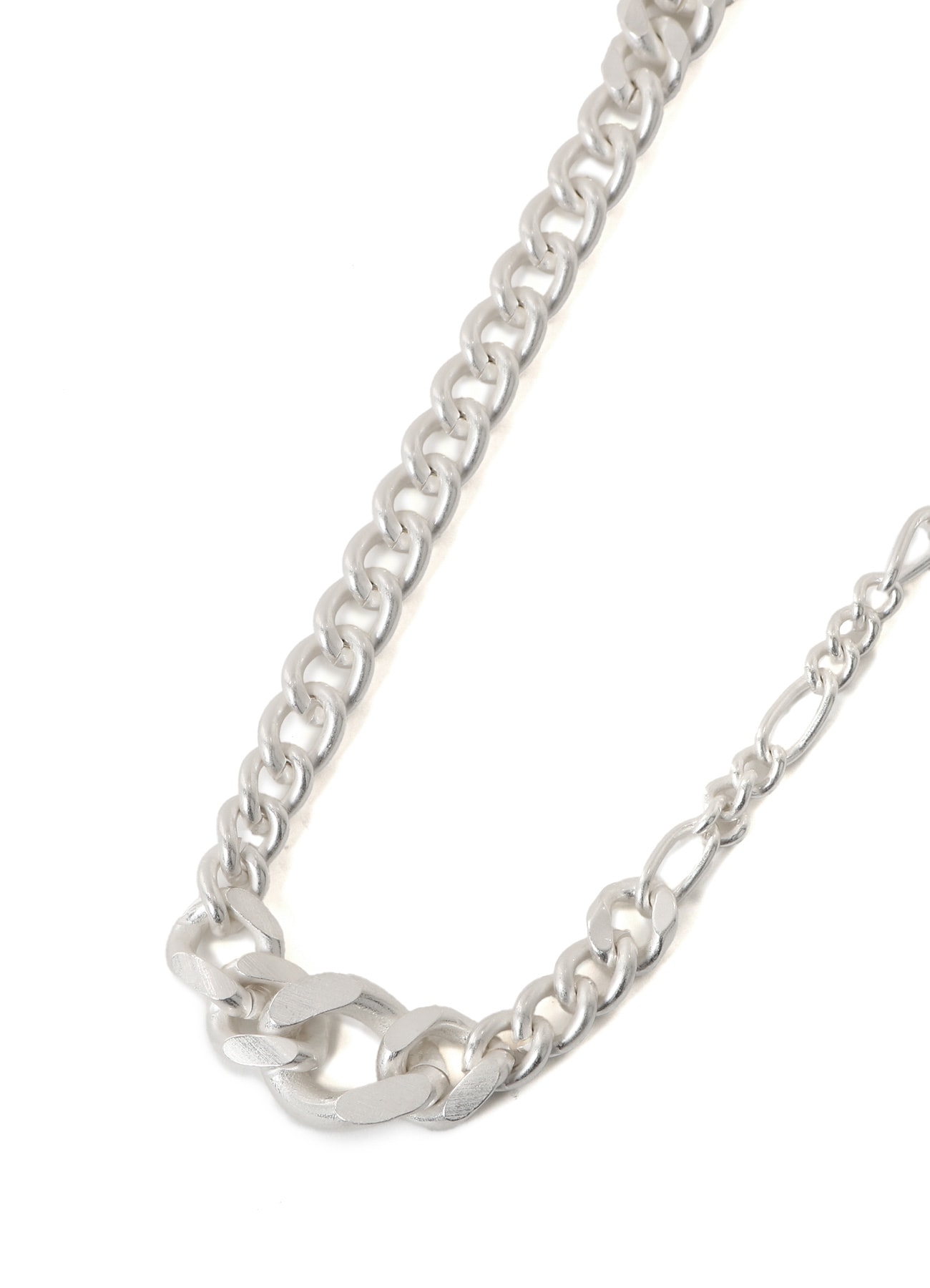 BRASS MIXED-CHAIN NECKLACE