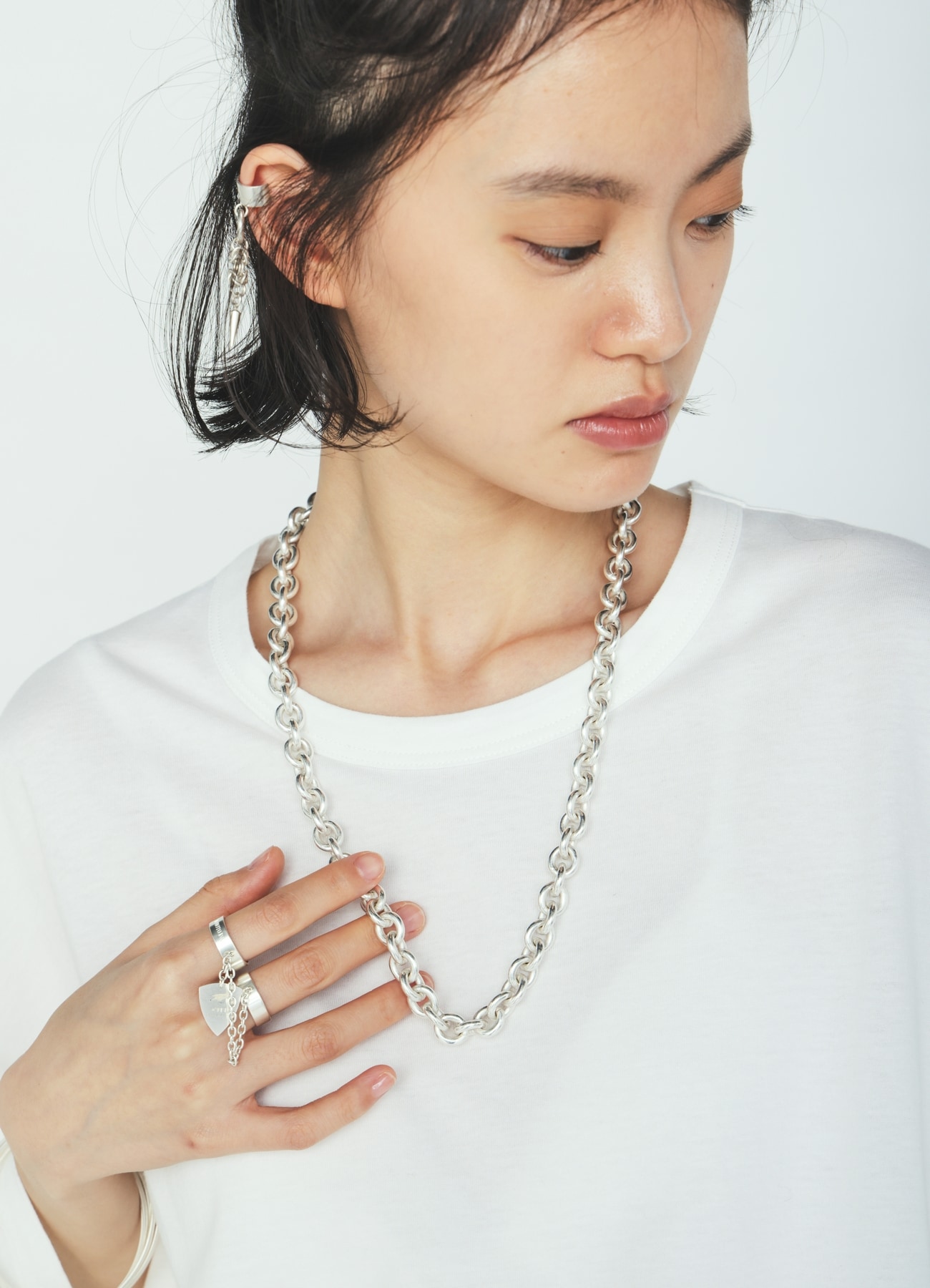 BRASS CABLE CHAIN NECKLACE